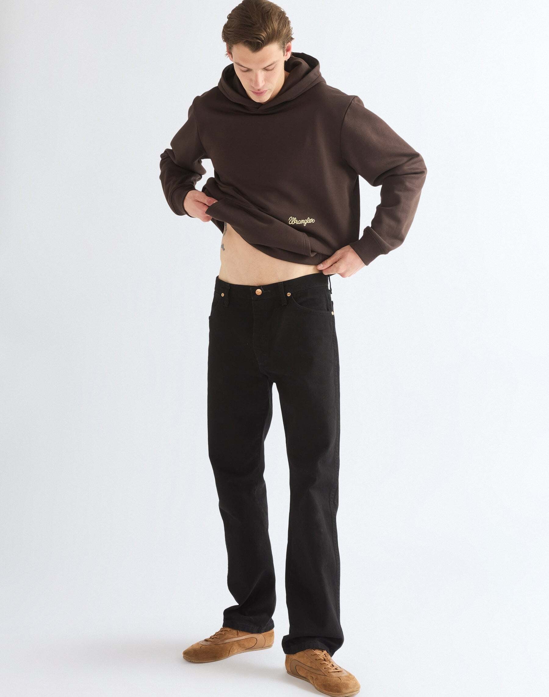 Wrangler Pull à capuche »WRANGLER Kapuzenpullover Embroidery«
