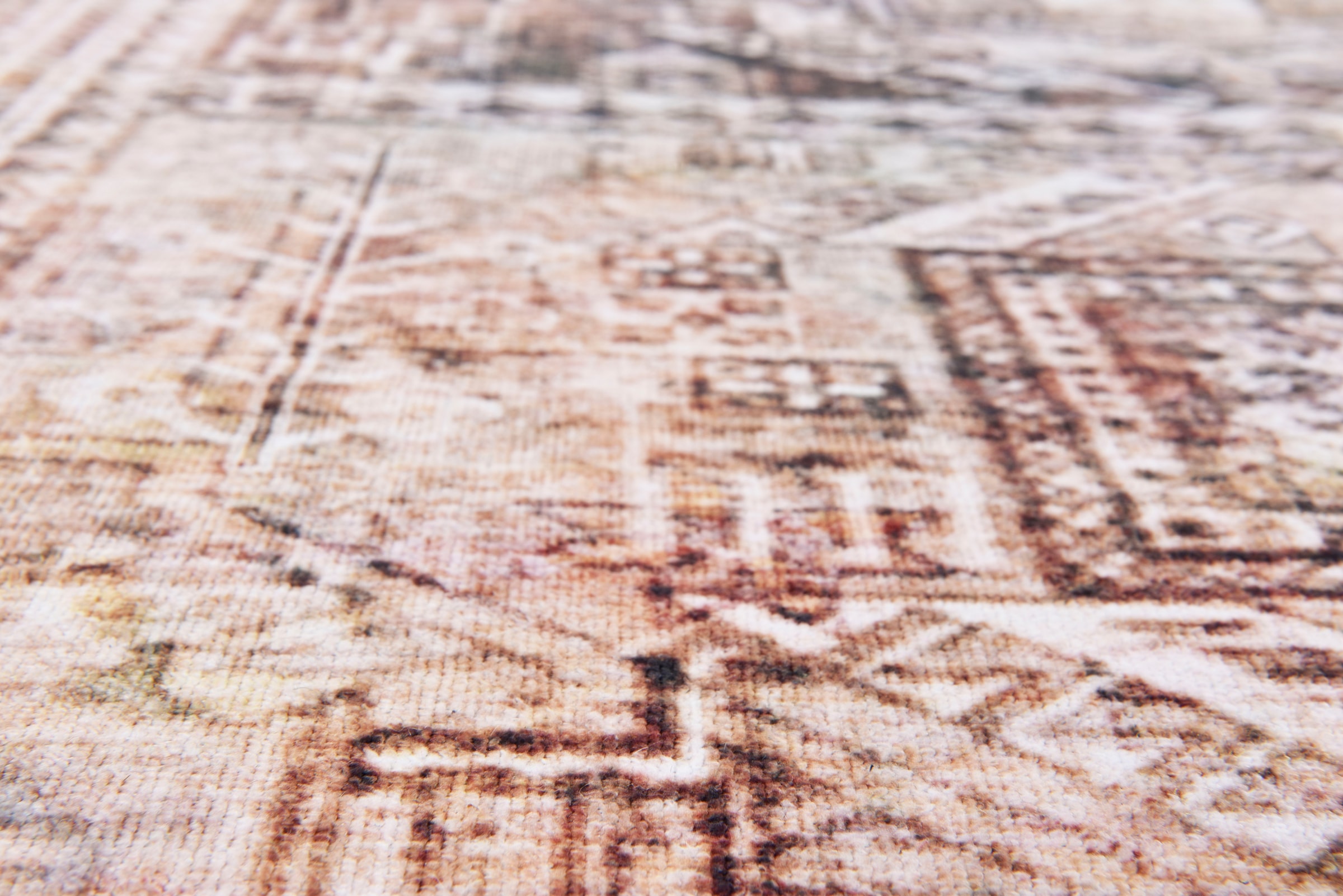 Gino Falcone Teppich »Adara GF 093« rechteckig 3 mm Höhe Flachgewebe, Orient-Optik, Vintage Design, waschbar