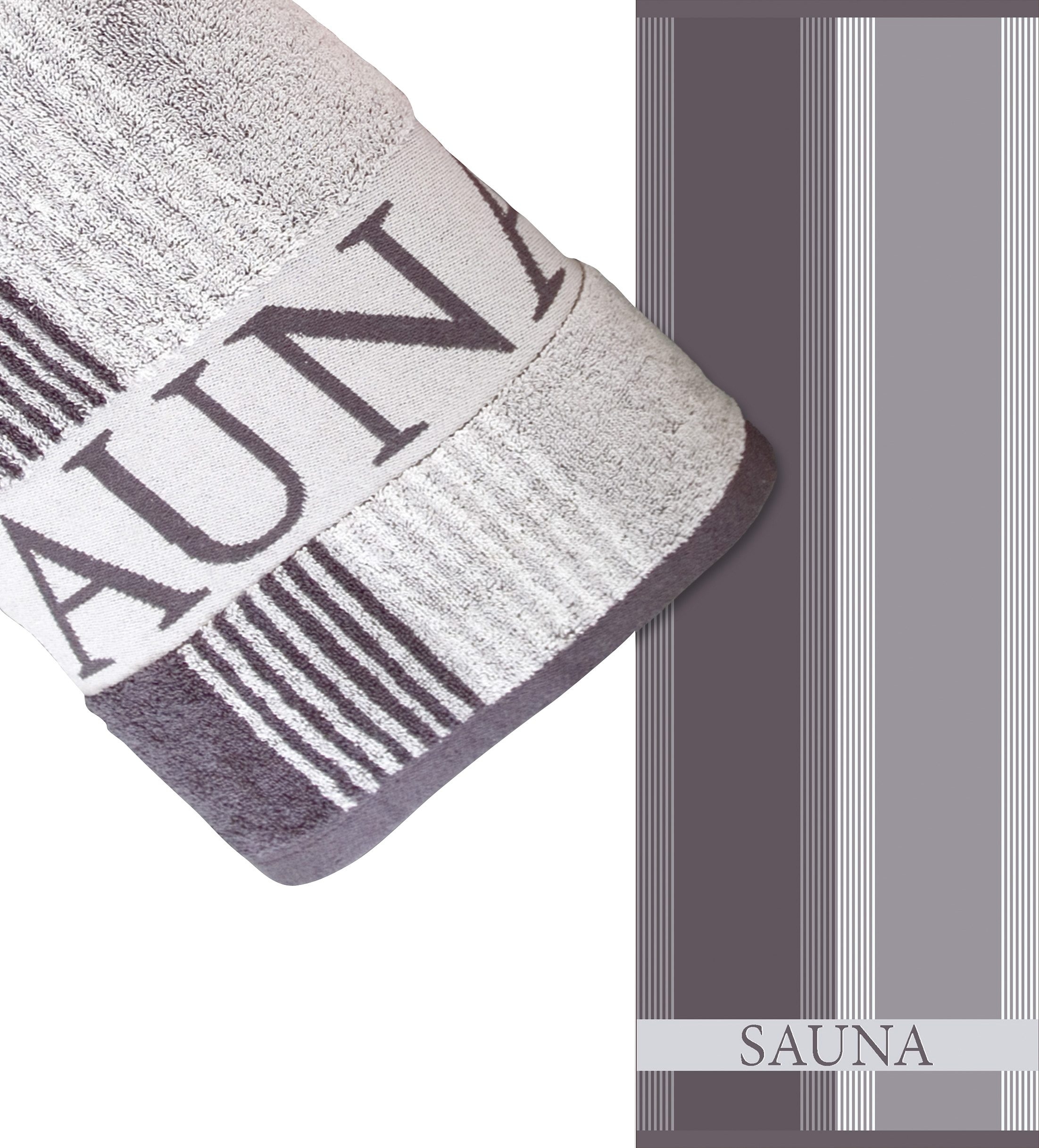 Dyckhoff Saunatuch »Saunastreifen« mit breiter Bordüre