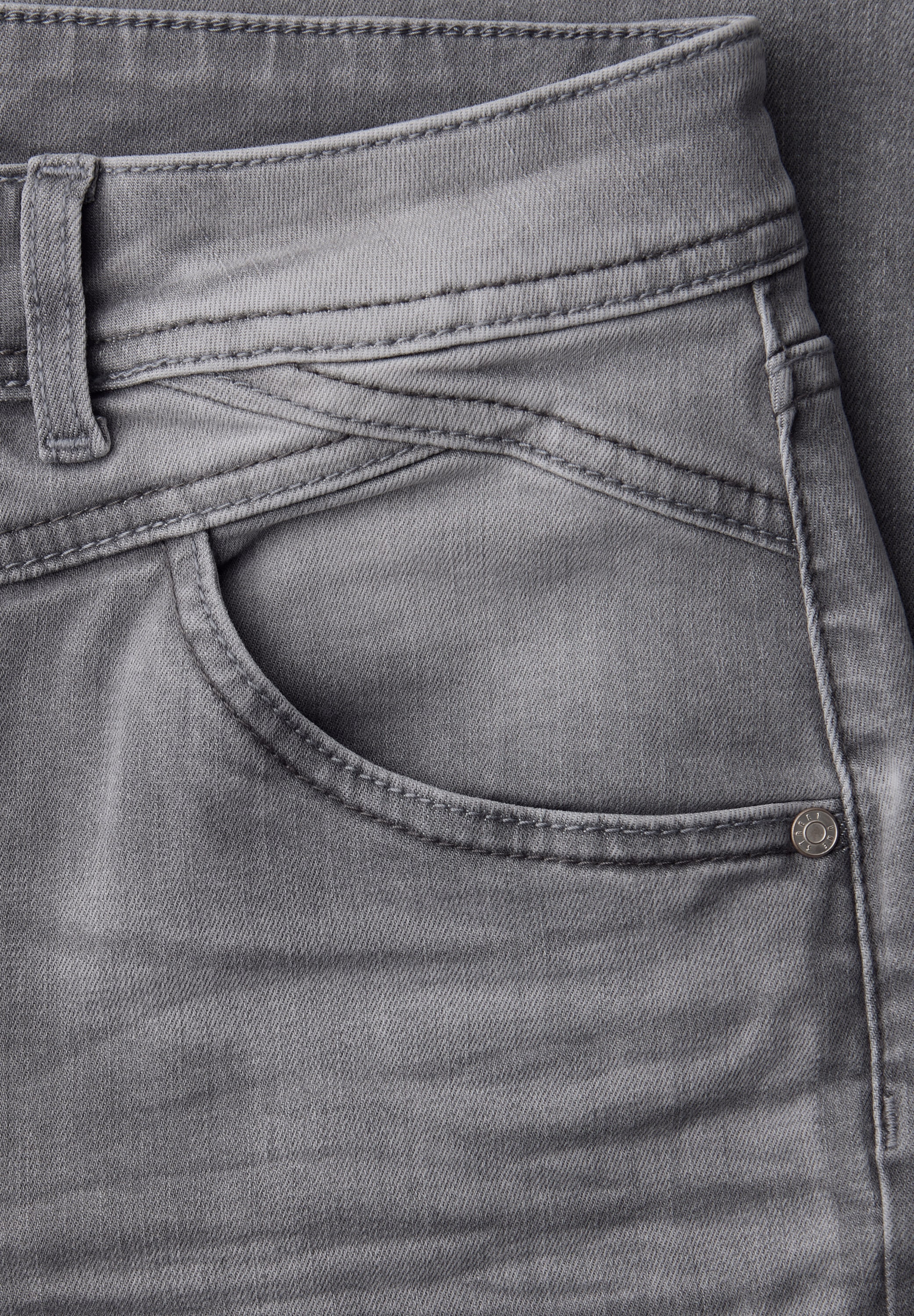 STREET ONE Jeans taille haute »Style Emee« im Five-Pocket Style