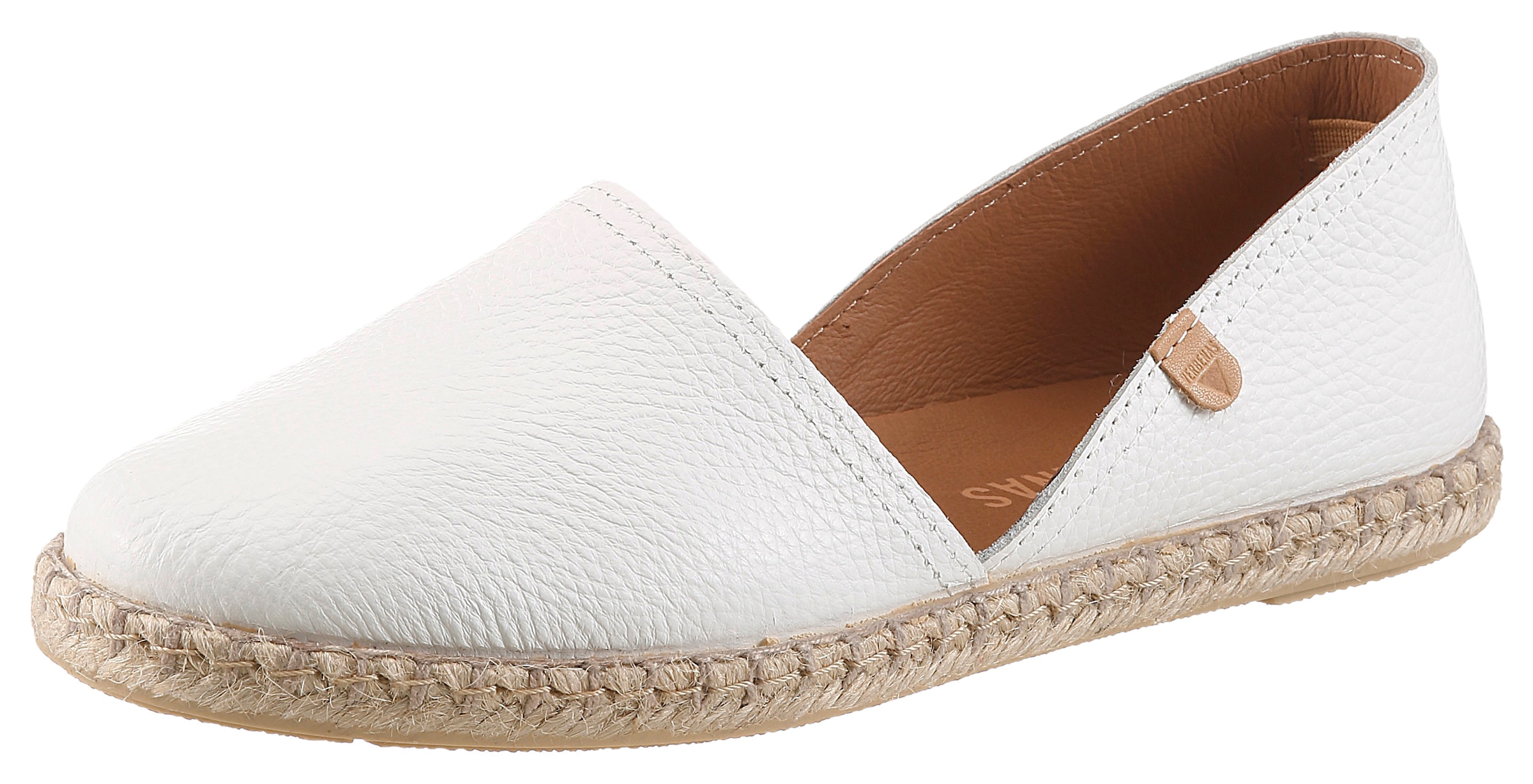 VERBENAS Espadrille »CARMEN«  Mocassin, chaussure d'été, chaussure de vacances, plat avec couture cadre