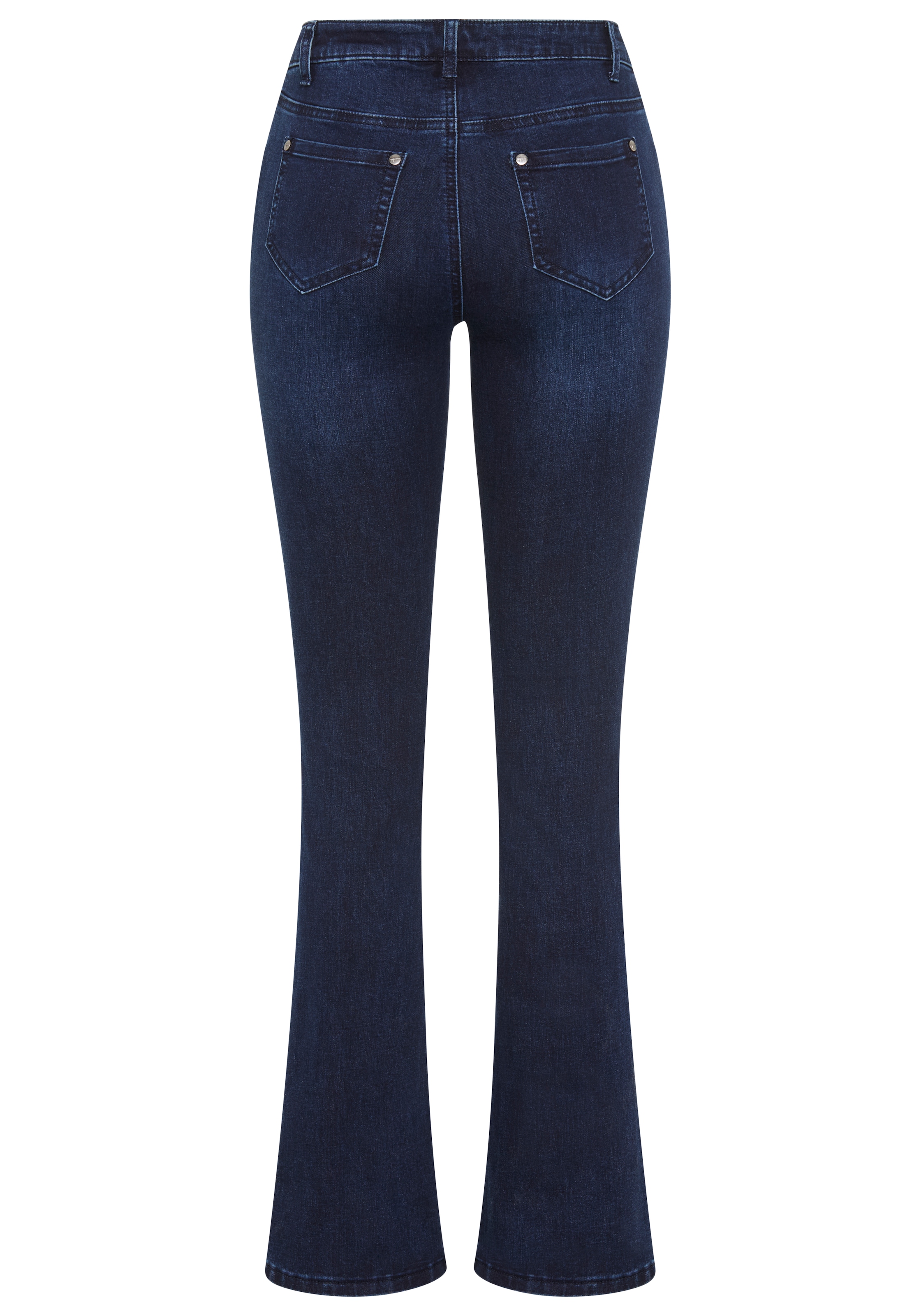 Tamaris Jeans bootcut normale Leibhöhe,  Bootcut,  mit ausgestelltem Bein