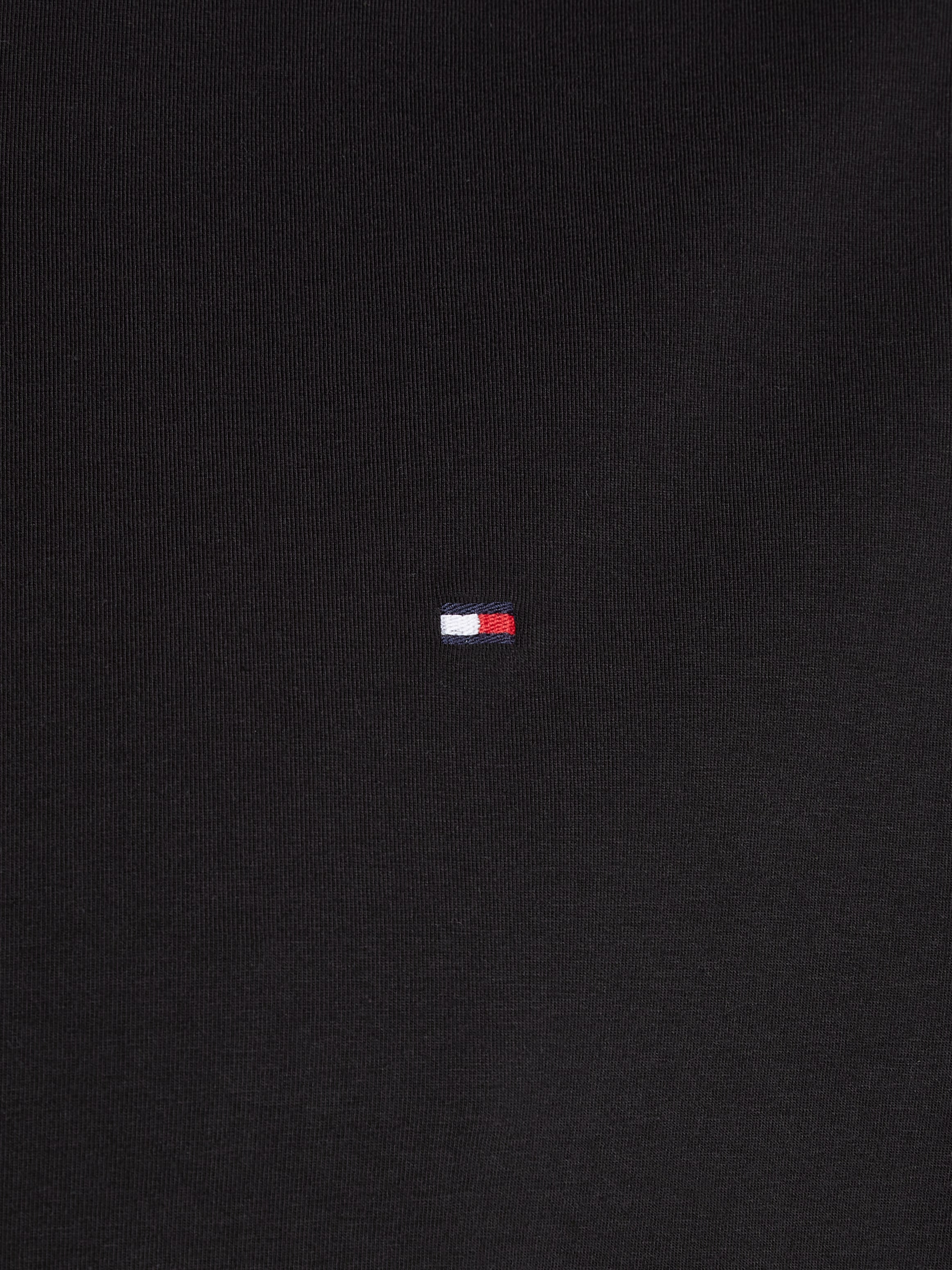 Tommy Hilfiger Big & Tall T-shirt à manches longues »BT-STRETCH SLIM FIT TEE-B mit Rundhals und Logo« unifarben, casual, slim fit, Baumwollmix, Rundhals, grosse Grössen