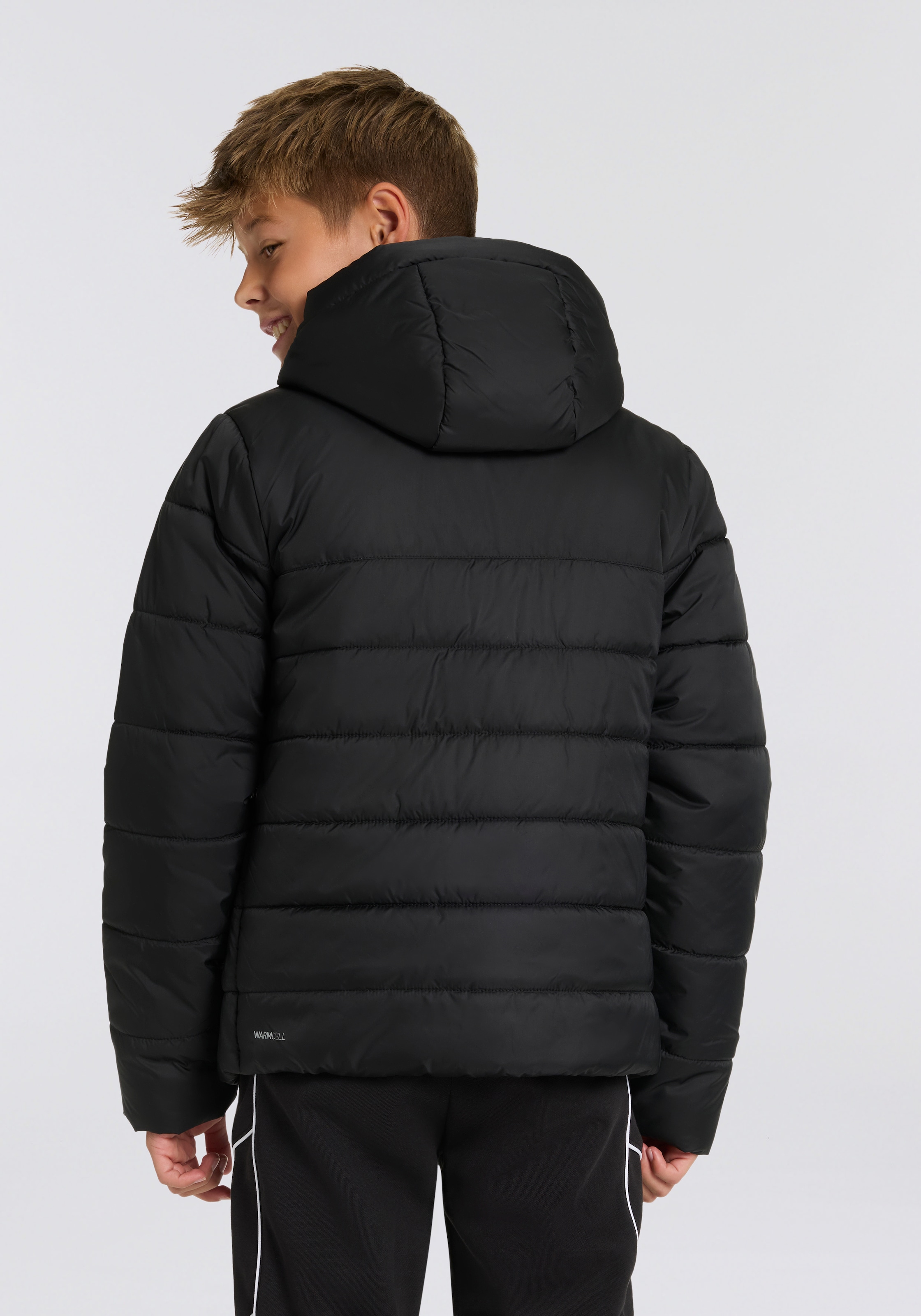 PUMA Veste d'hiver »ESS HOODED PADDED JACKET« mit Kapuze sportlicher Stil, gerader Abschluss, mit Reissverschluss