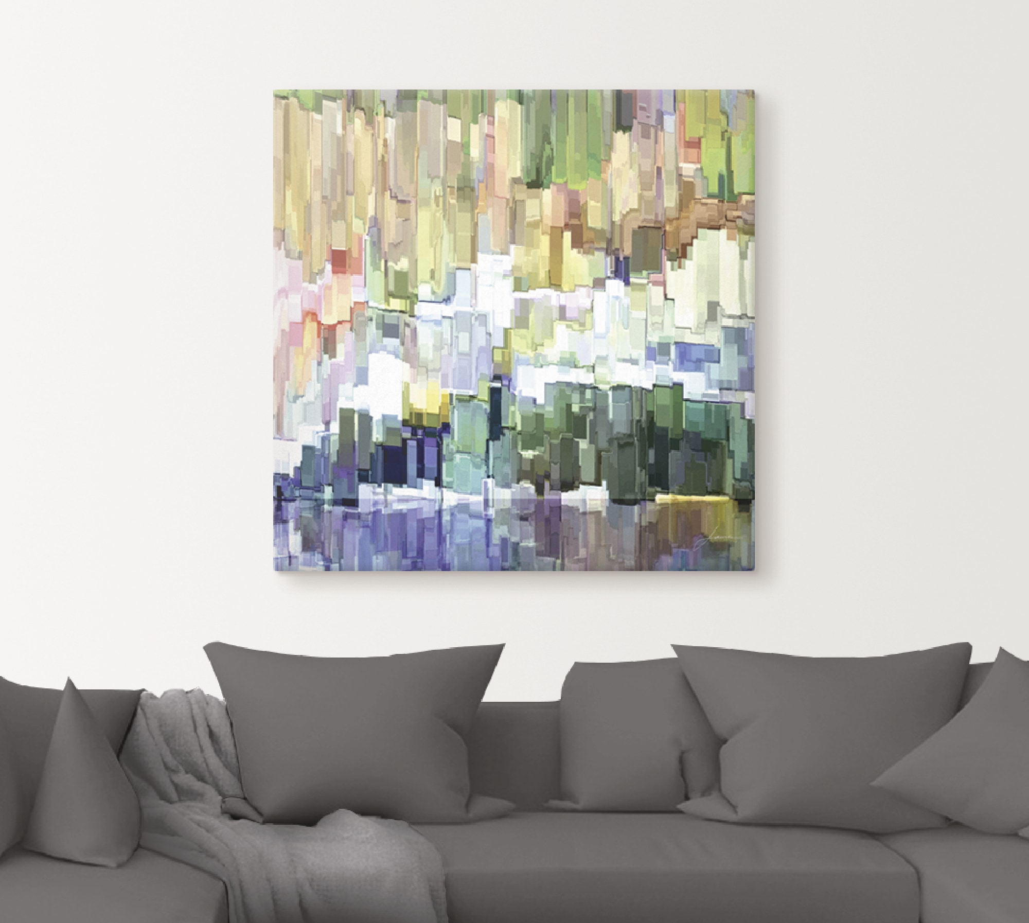 Artland Tableau sur toile »Glacierbucht III« 1 cuis tlg. auf Holzrahmen gespannt