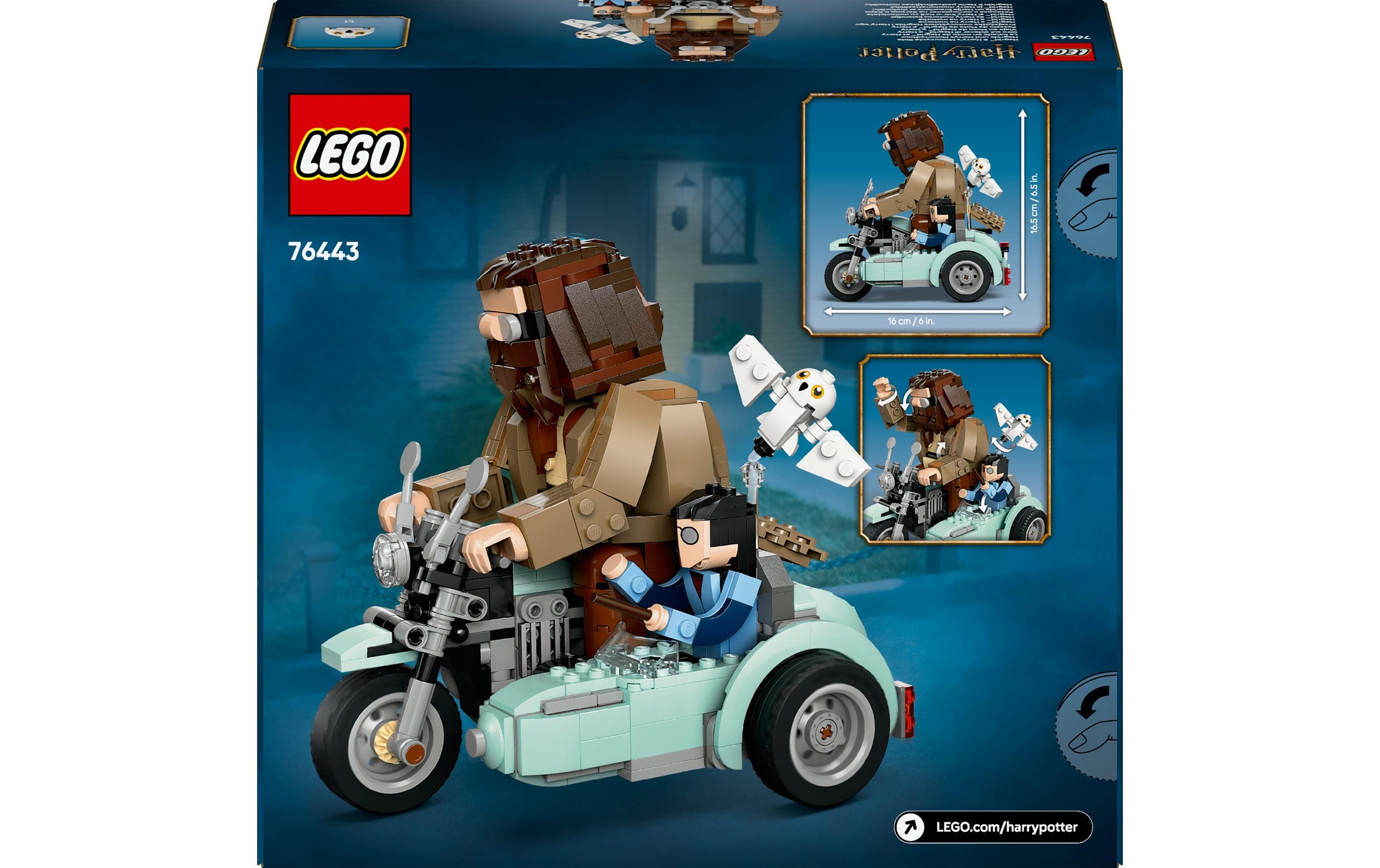 LEGO® Briques de jeu »Harry Potter Hagrids und Harrys Motorradtour 76443«