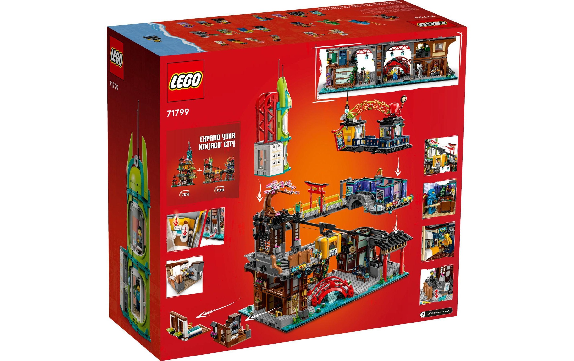 LEGO® Briques de jeu »Ninjago Die Märkte von Ninjago City 71799«