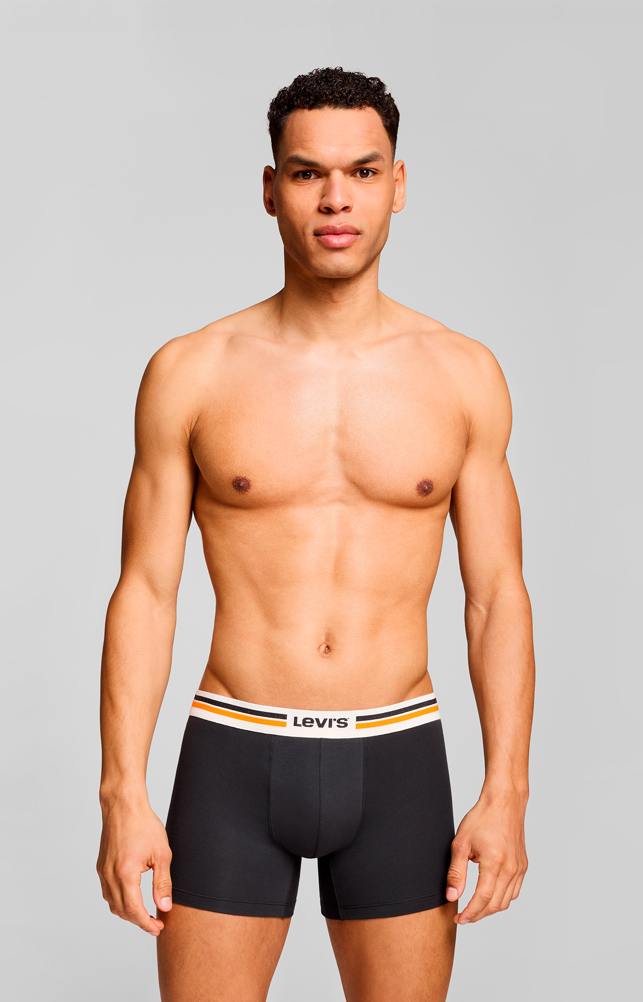 Levi's® Boxers »LEVIS MEN PL SPW LOGO BOXER BRIEF ORG 2P« 2er Pack,  mit breitem Logobund