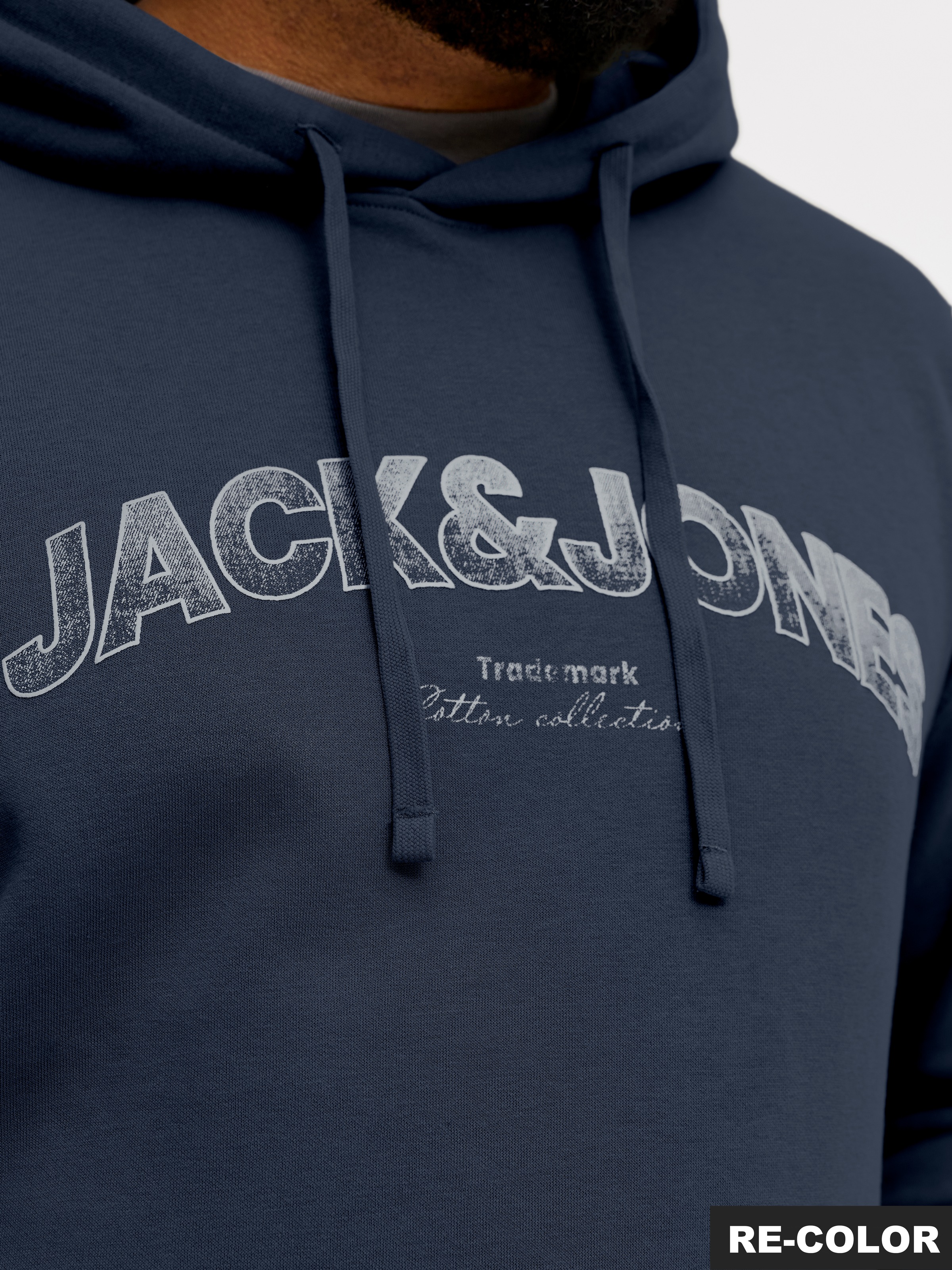 Jack & Jones PlusSize Kapuzensweatshirt »JJAVERY SWEAT HOOD PLS«, Baumwollmischung, normal geschnitten
