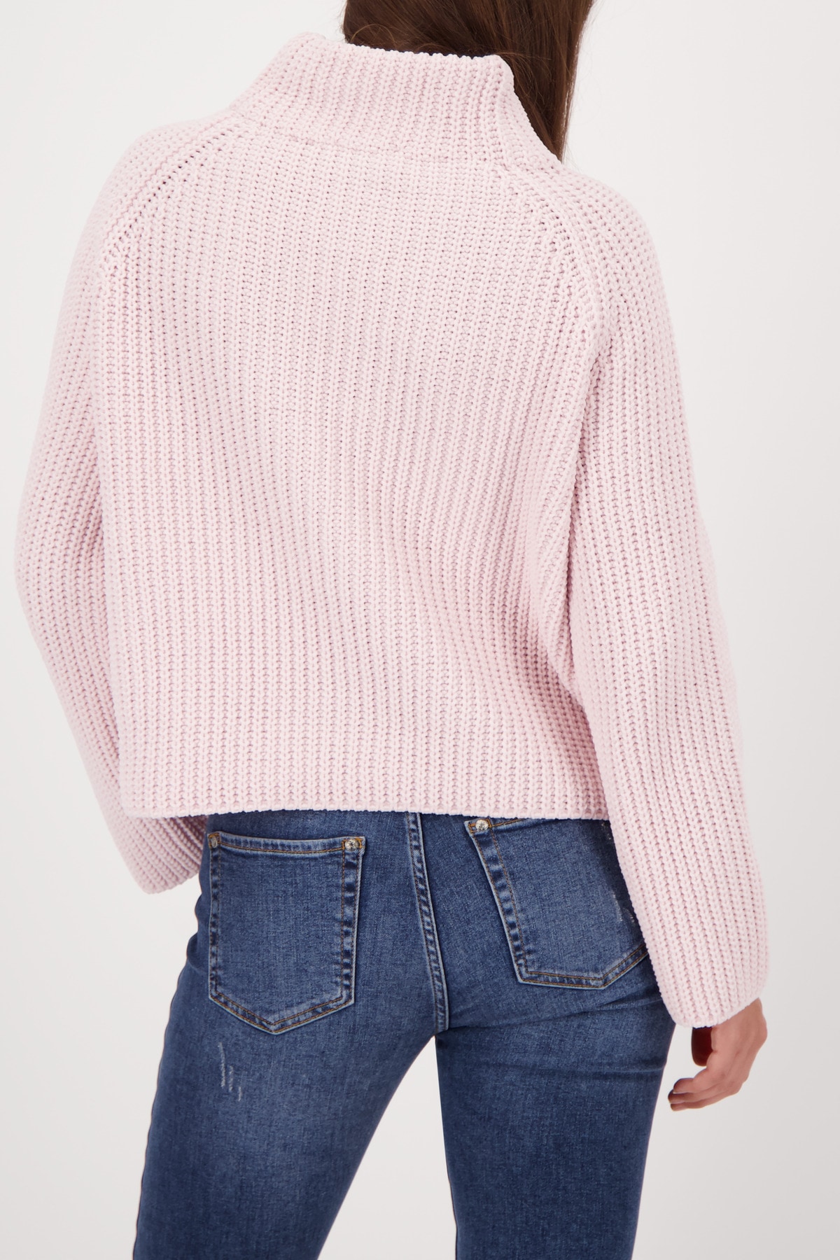 Monari Strickpullover »Pullover Basic Chenille« Regular fit mit Stehkragen