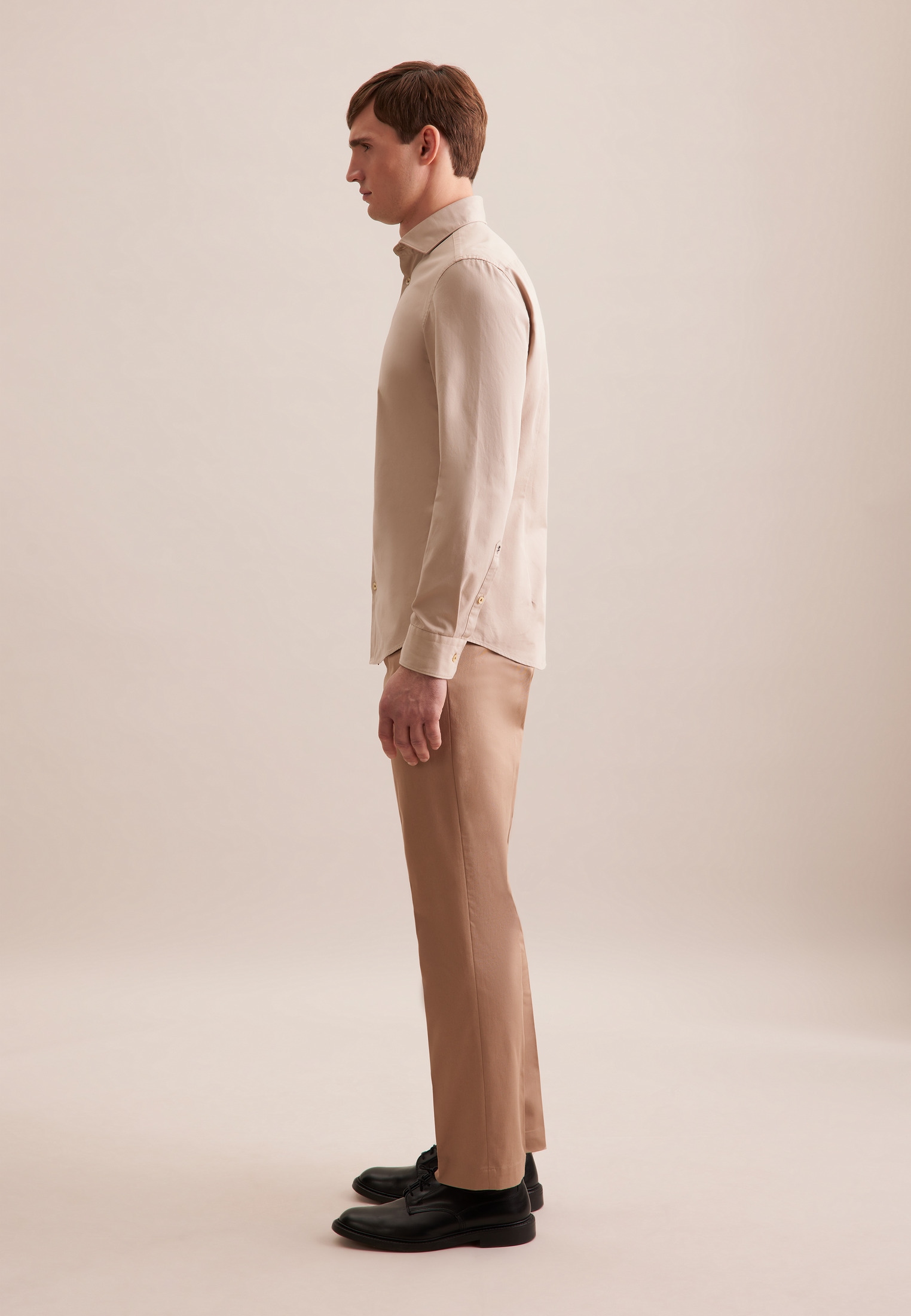 seidensticker Chemise d'affaires Slim 1/1 Kentkragen Uni