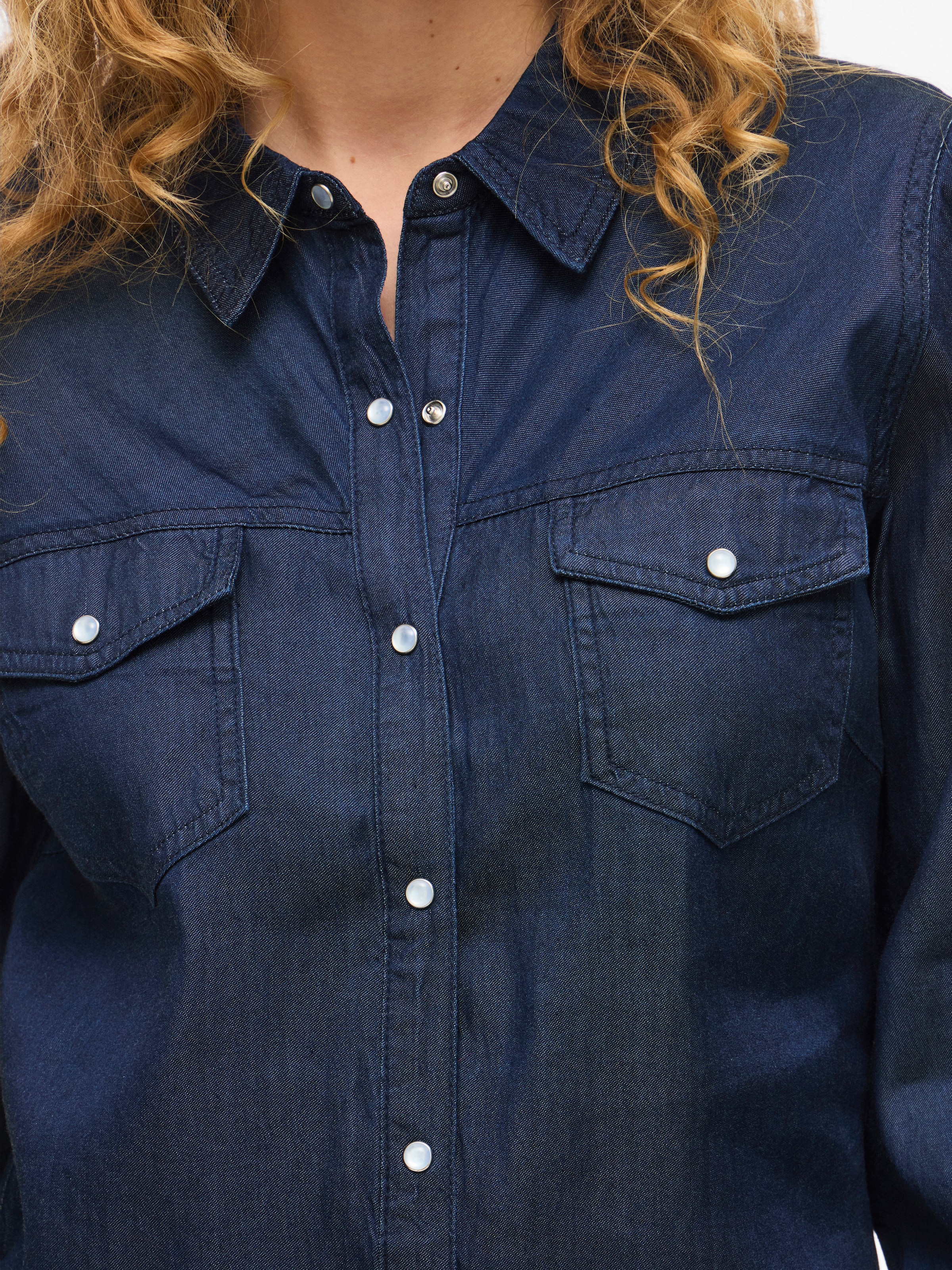 Vila Blouse en jean »VIBISTA DENIM SHIRT/SU-NOOS«