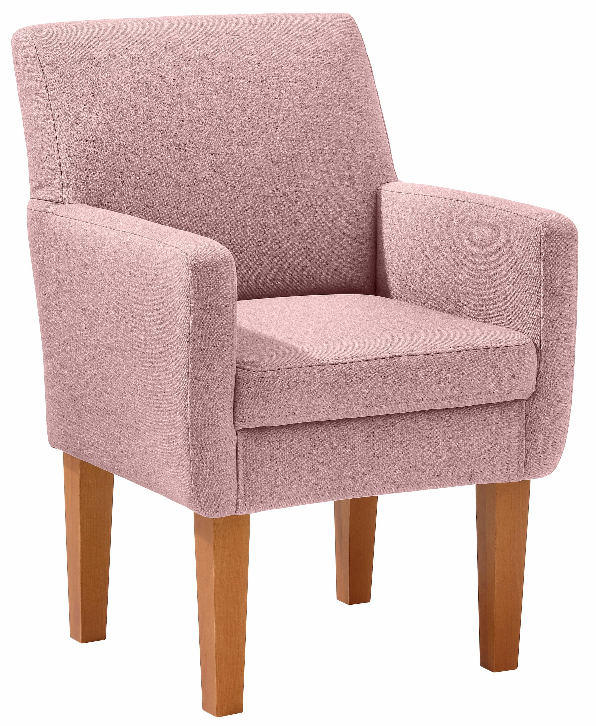 Home affaire Fauteuil »Fehmarn« hauteur d'assise confortable de 54 cm, en 3 qualités de revêtement différentes