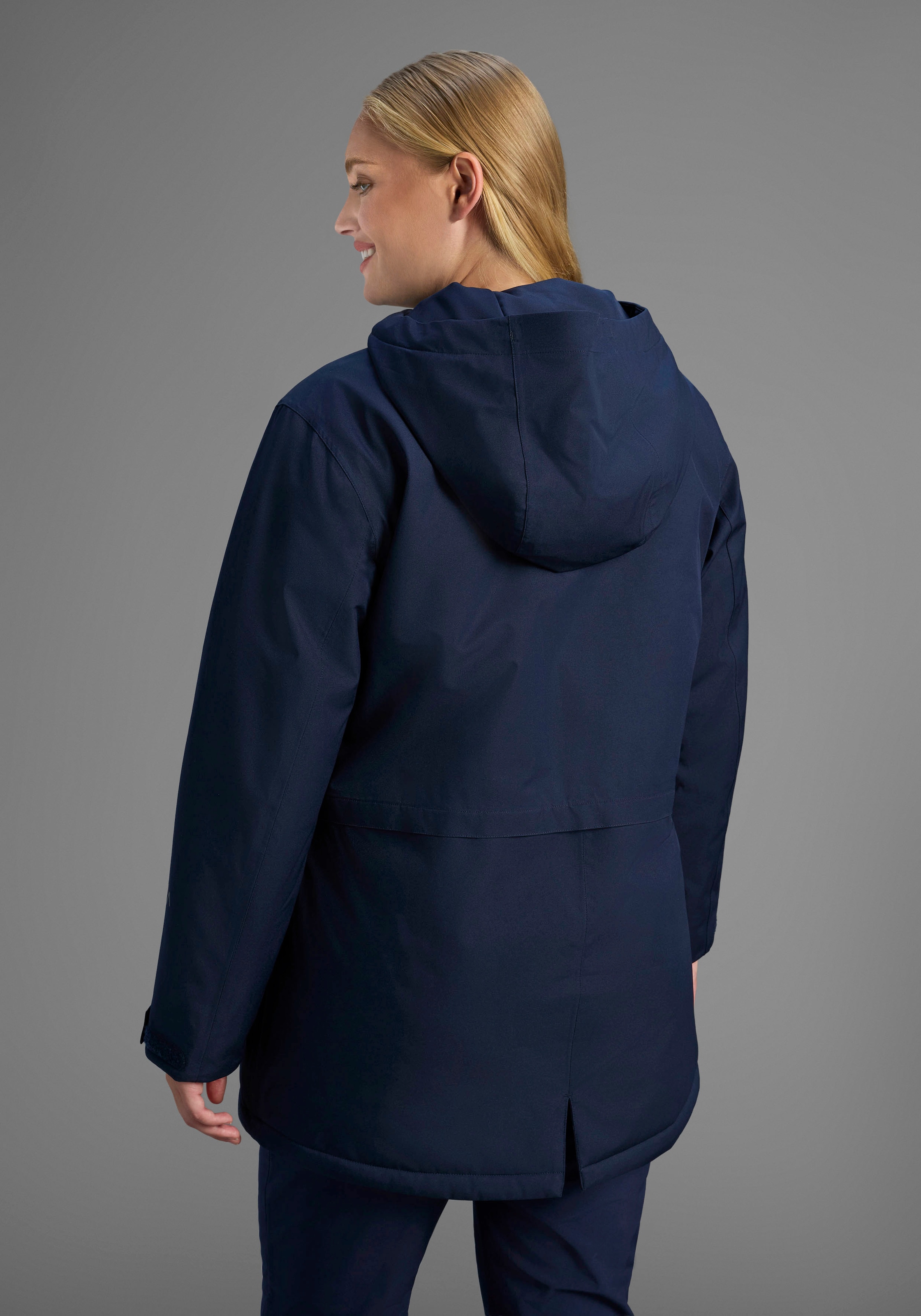 Maier Sports Allwetterjacke »DA-JACKE MTEX EL. LISBON« mit Kapuze mit mTEX-10.000-Membran, wasserdicht, winddicht, atmungsaktiv