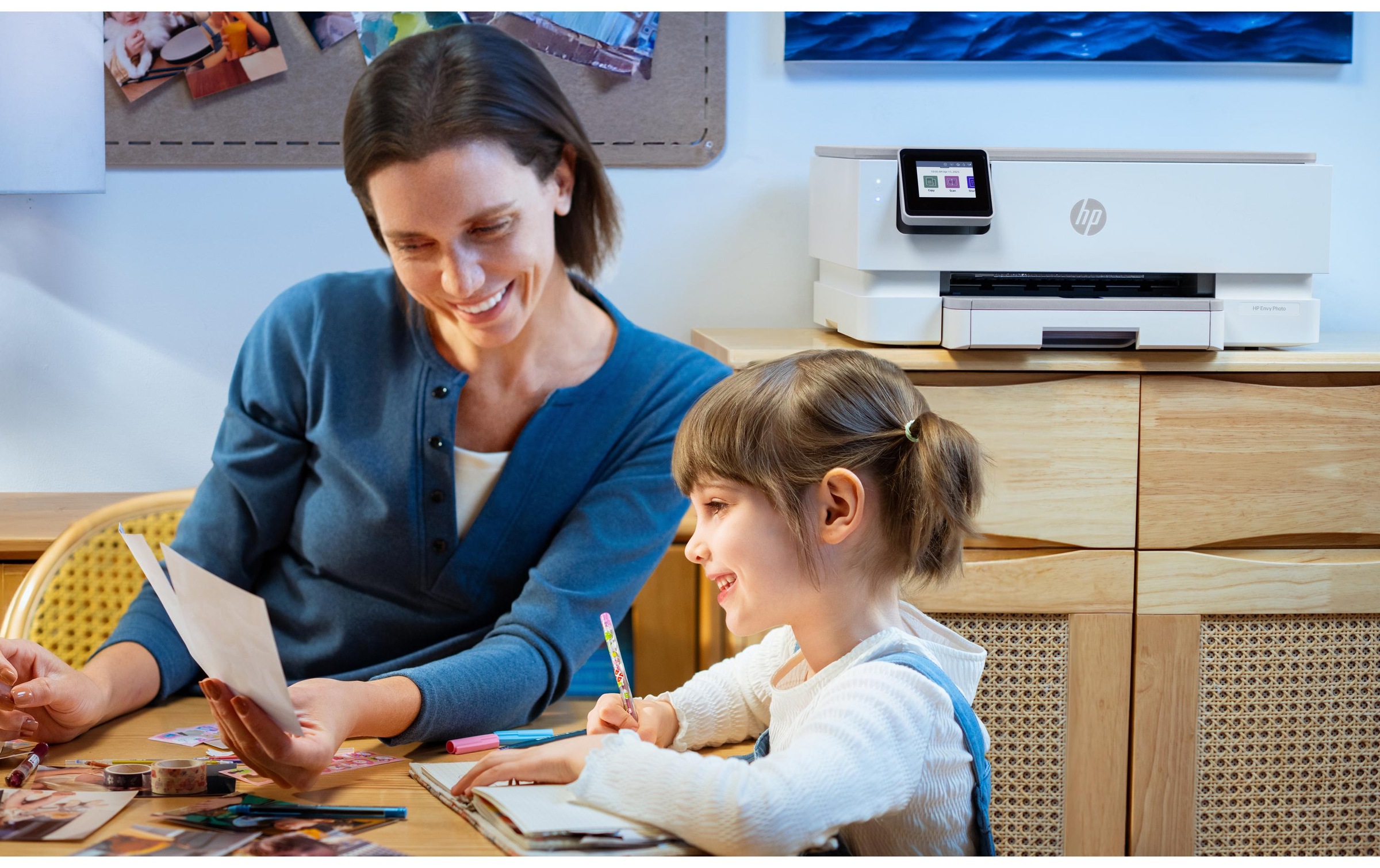 HP Imprimante multifonctions »Envy Photo 7230 (B63JVB)« 6 mois d'essai HP Instant Ink offerts jusqu'au 31.07.2026