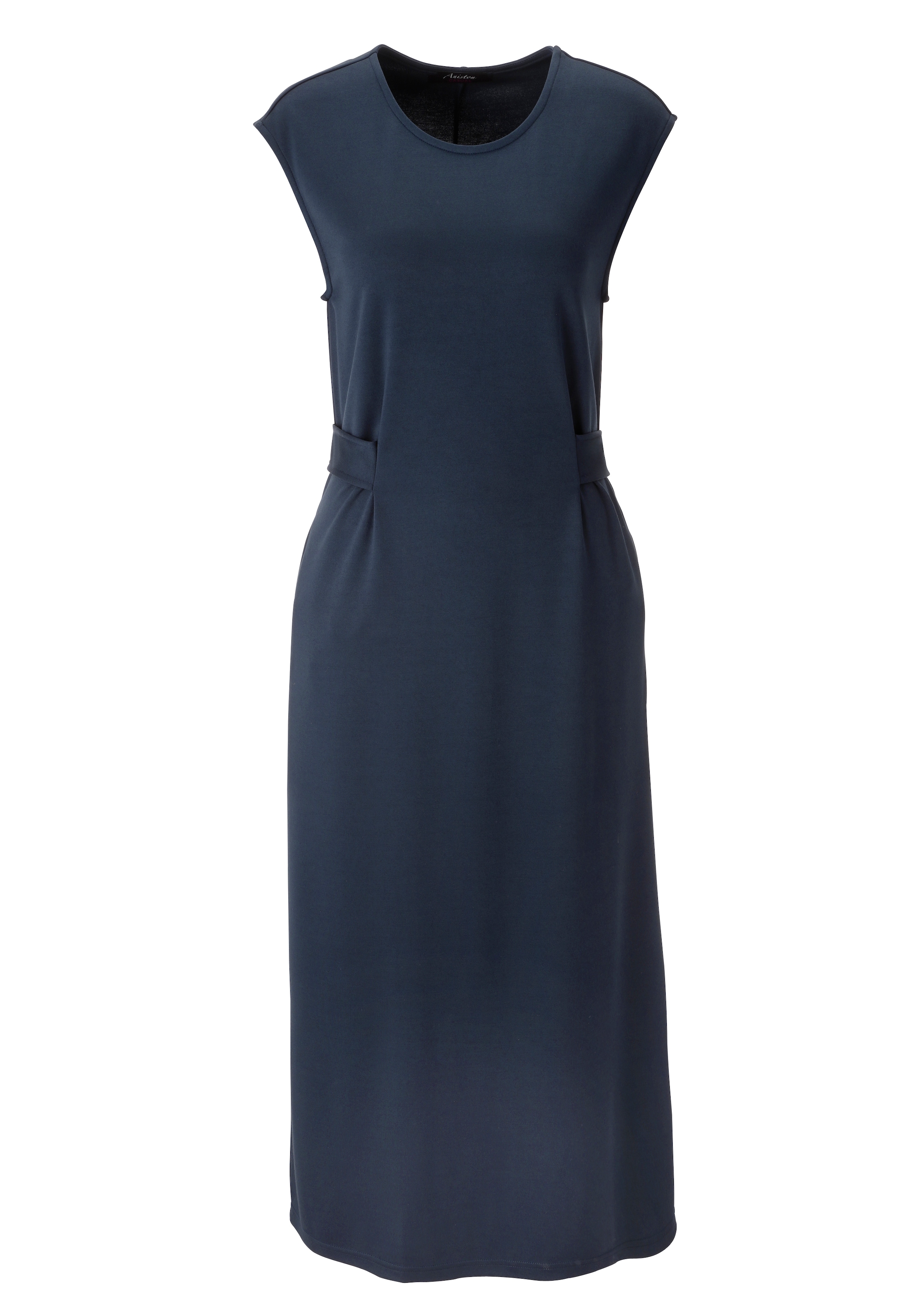 Aniston CASUAL Sommerkleid mit fixiertem Bindegürtel - NEUE KOLLEKTION