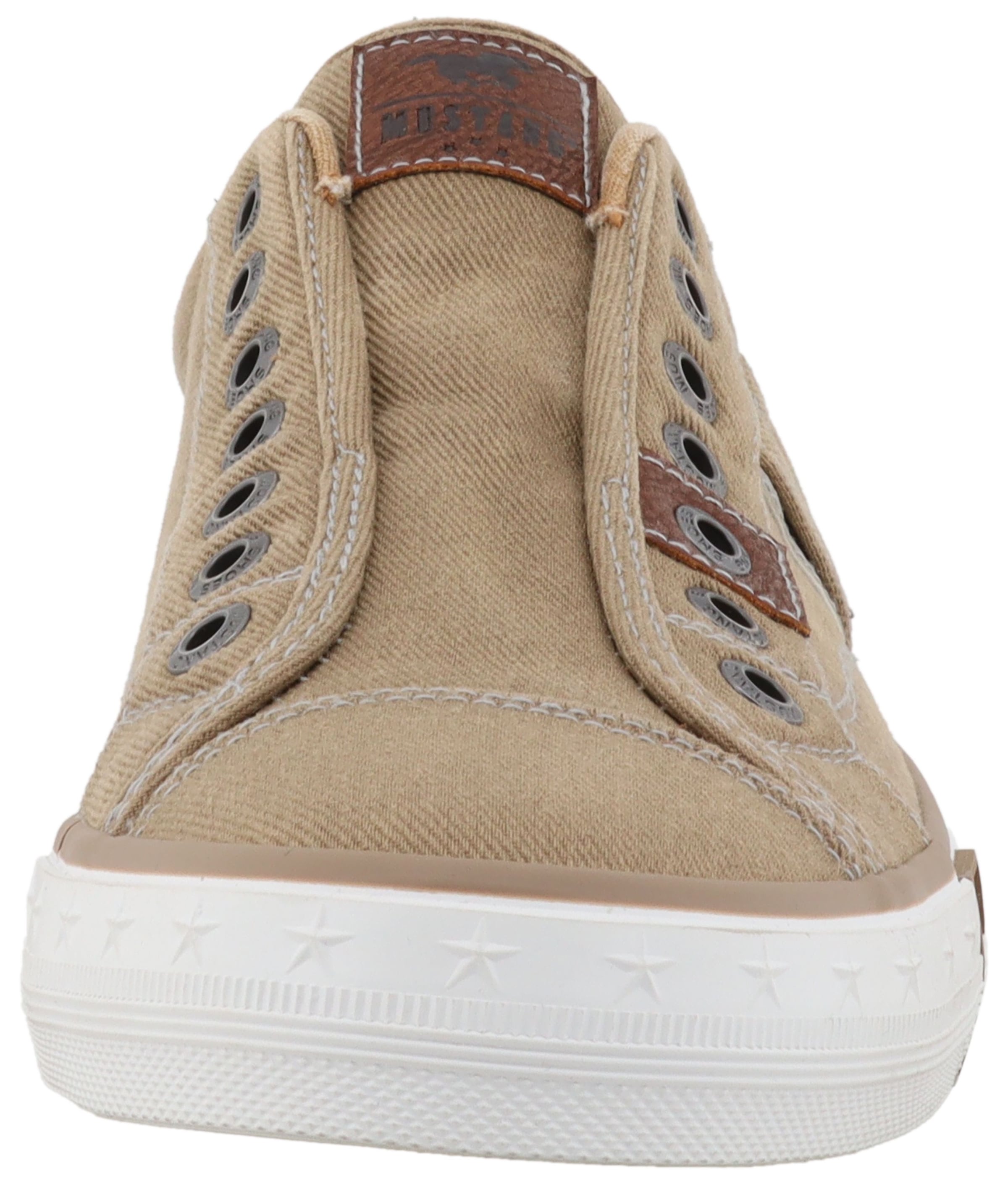 Mustang Shoes Baskets slip-on »Calogero«  Mocassin, chaussure décontractée, chaussure basse avec coutures contrastées