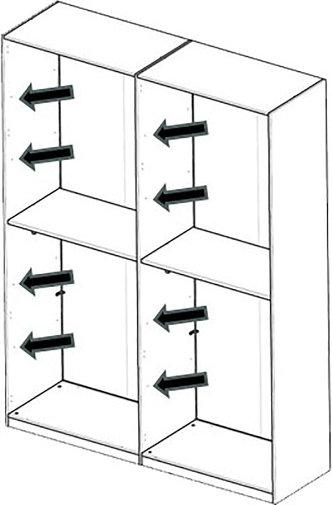 INOSIGN Einlegeboden »Jupiter – Steingrau (1 St.), 22 mm stark, ideale Stauraumhilfe« Breite 89 cm, passend für Drehtürenschrank 2-/4-/6-türig