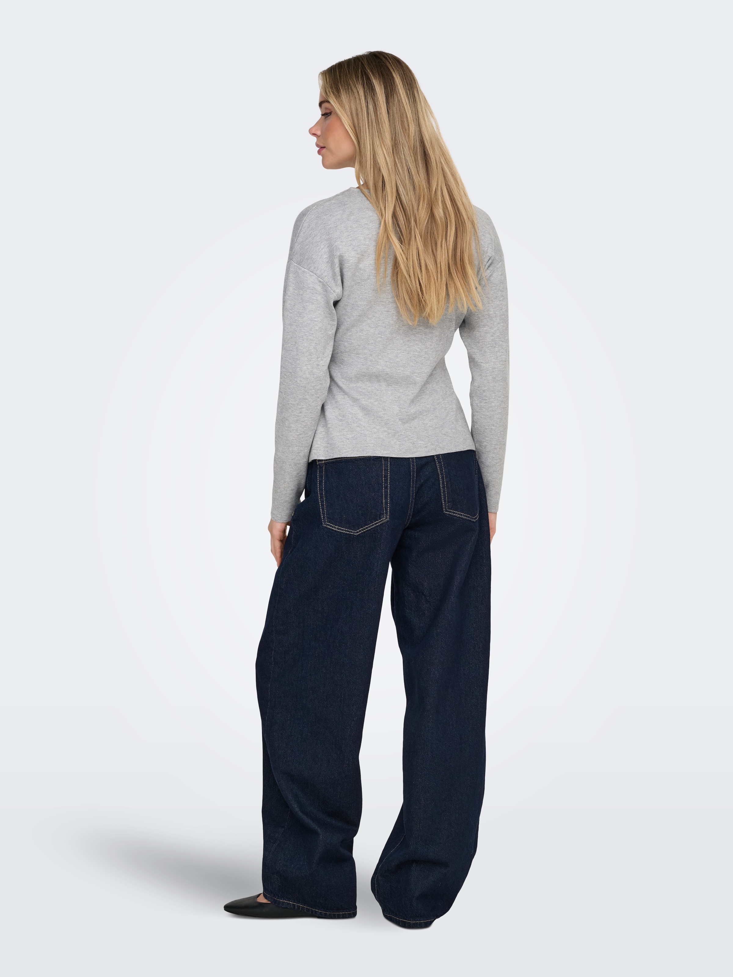 ONLY Veste en tricot »ONLLUCY LS O-NECK CARDIGAN EX KNT« Materialmix, regular fit, Rundhals