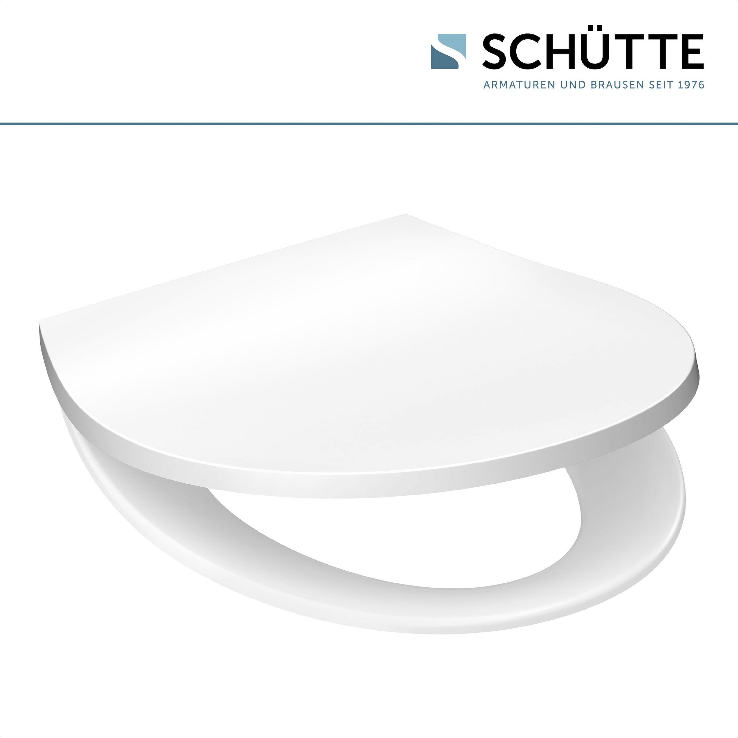 Schütte WC-Sitz mit LED, Absenkautomatik, Schnellverschluss