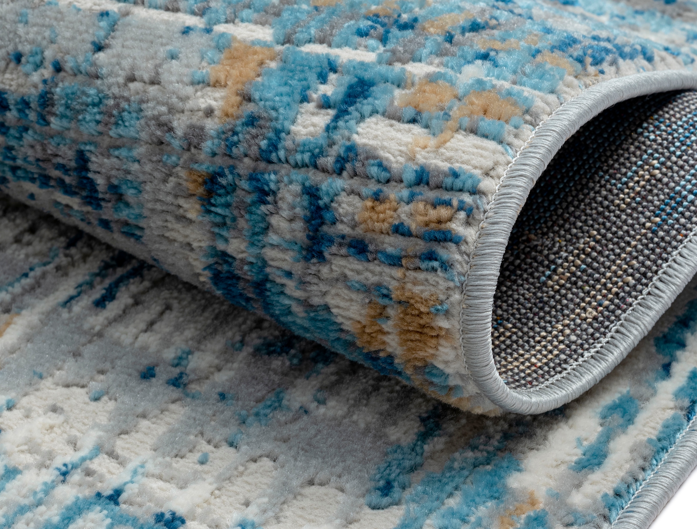 GOODproduct Teppich »Niamh, LAGERRÄUMUNG!« rechteckig 8 mm Höhe Kurzflor, modernes Design, pflegeleicht, Wohnzimmer