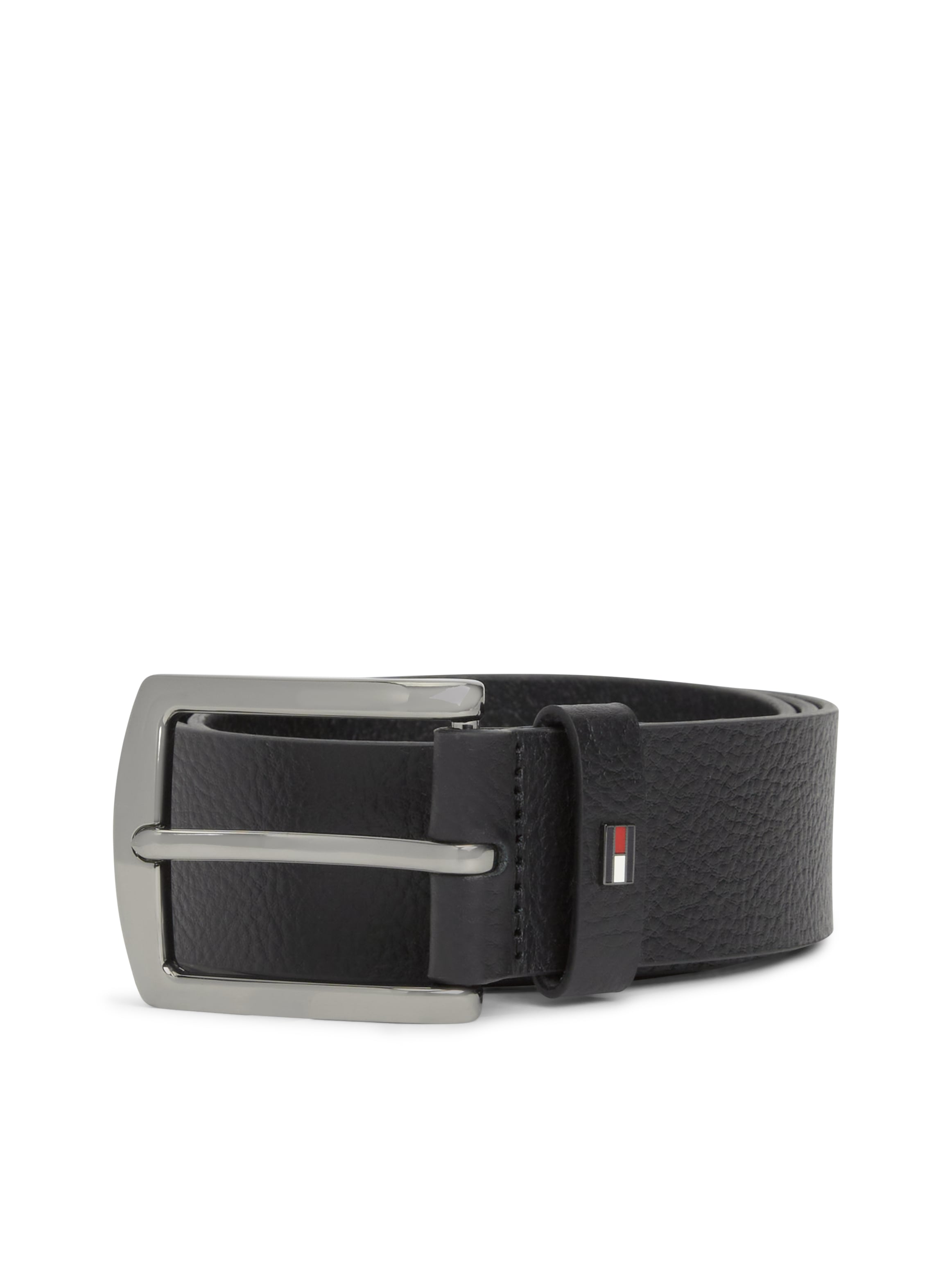 Tommy Hilfiger Ceinture en cuir »DENTON PEBBLE 4.0 cm breit« aus Narbenleder