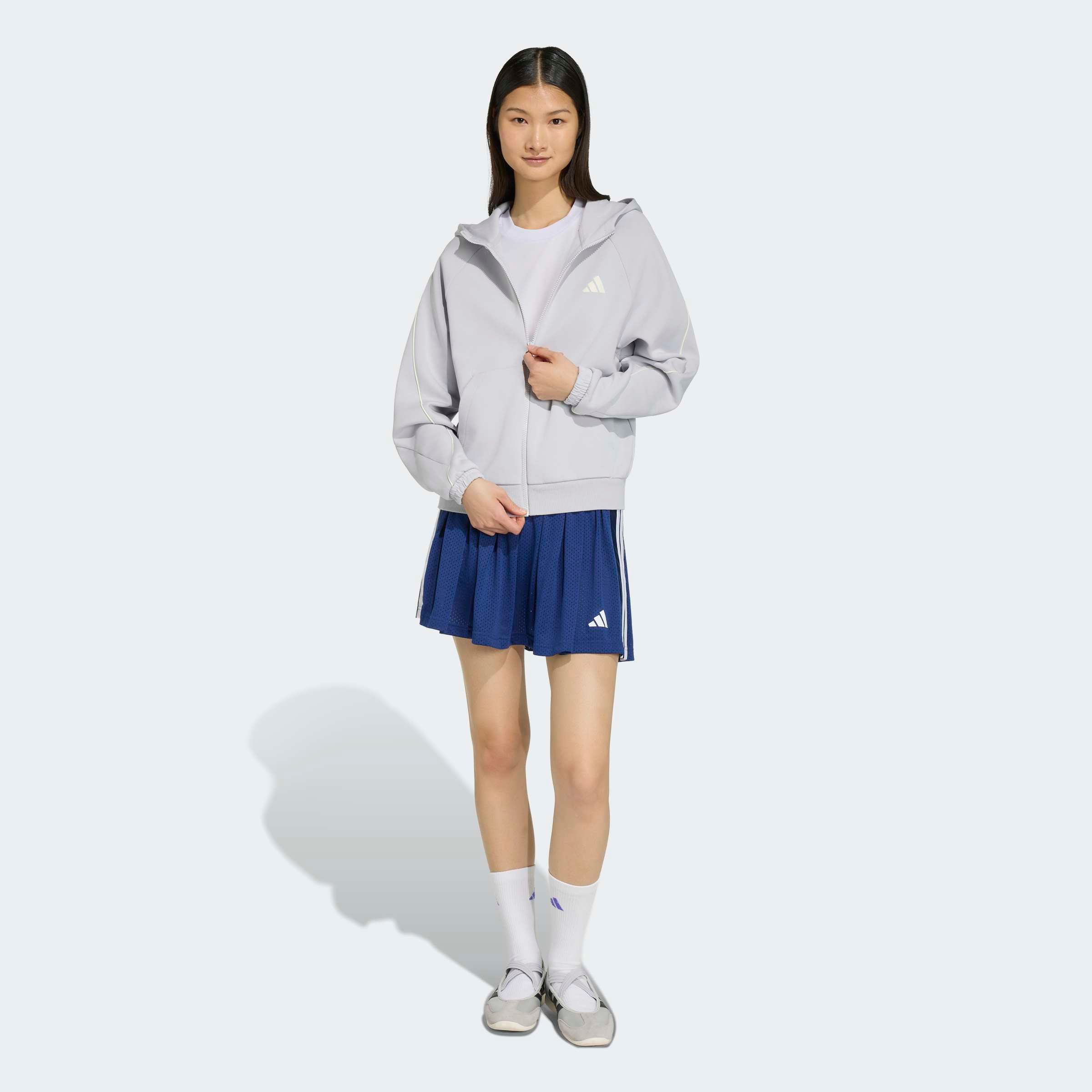 adidas Sportswear Kapuzensweatshirt »W STA SL FZ HD«, mit Reissverschluss, in normaler Länge, sportlicher Stil
