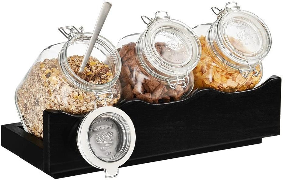 APS Vorratsglas »Good Morning 4-teiliges Set, Buche« 4 tlg.