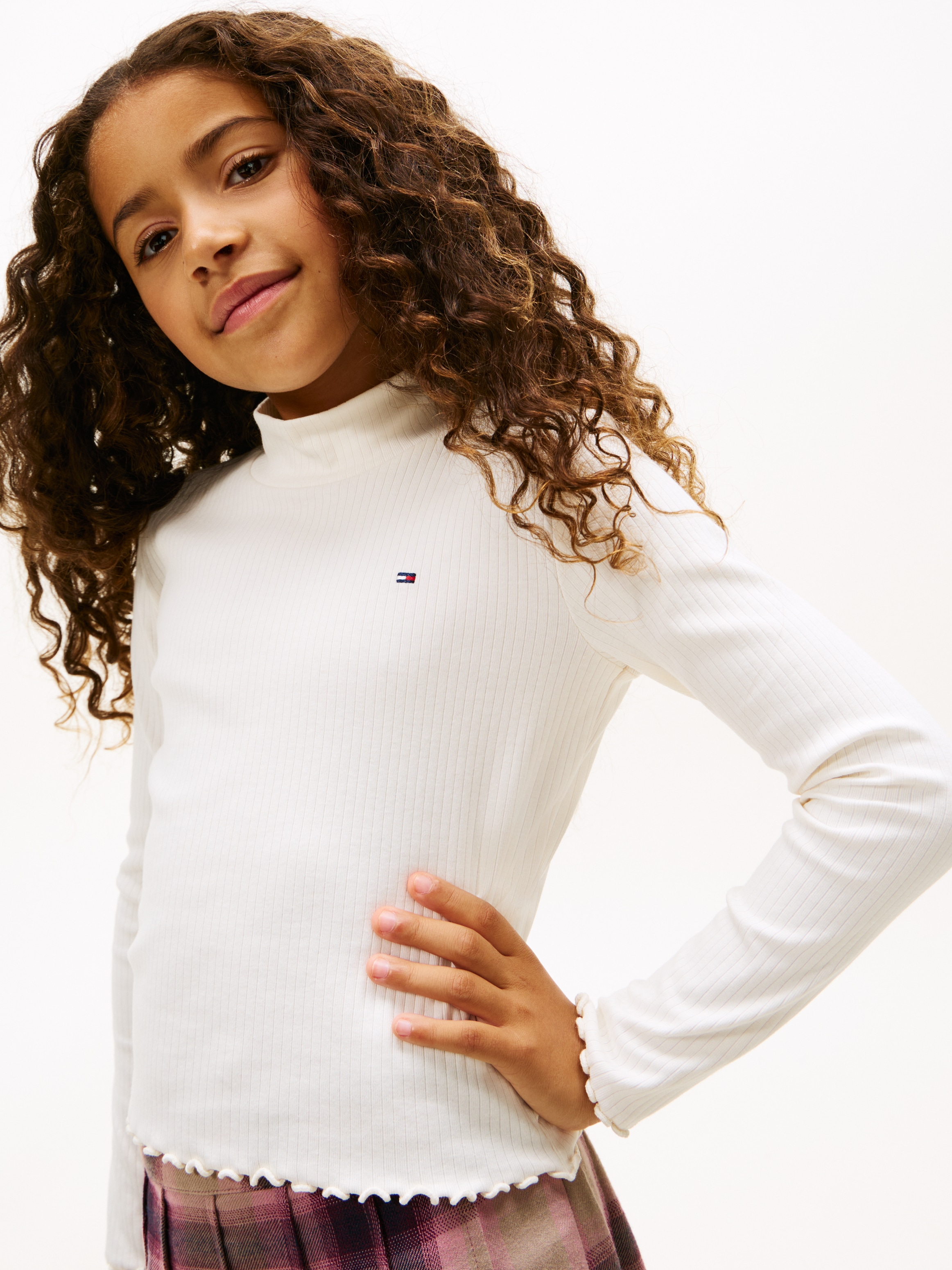 Tommy Hilfiger T-shirt à manches longues »MOCK NECK TOP LS« Kinder bis 16 Jahre
