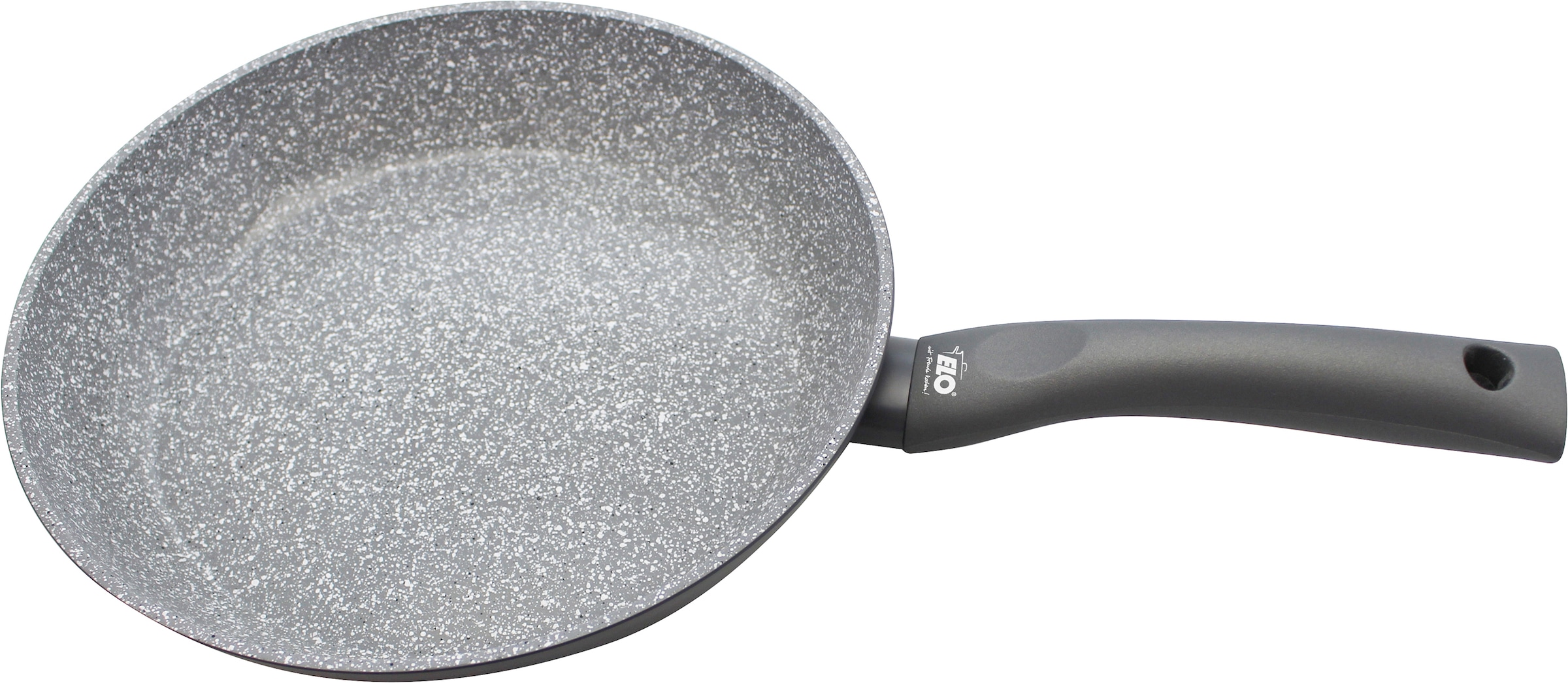 Elo Basic Poêle à frire »Colorio mit farbigem Protektor« Aluminium 1 tlg. hellgrau mit passendem Pfannenschoner