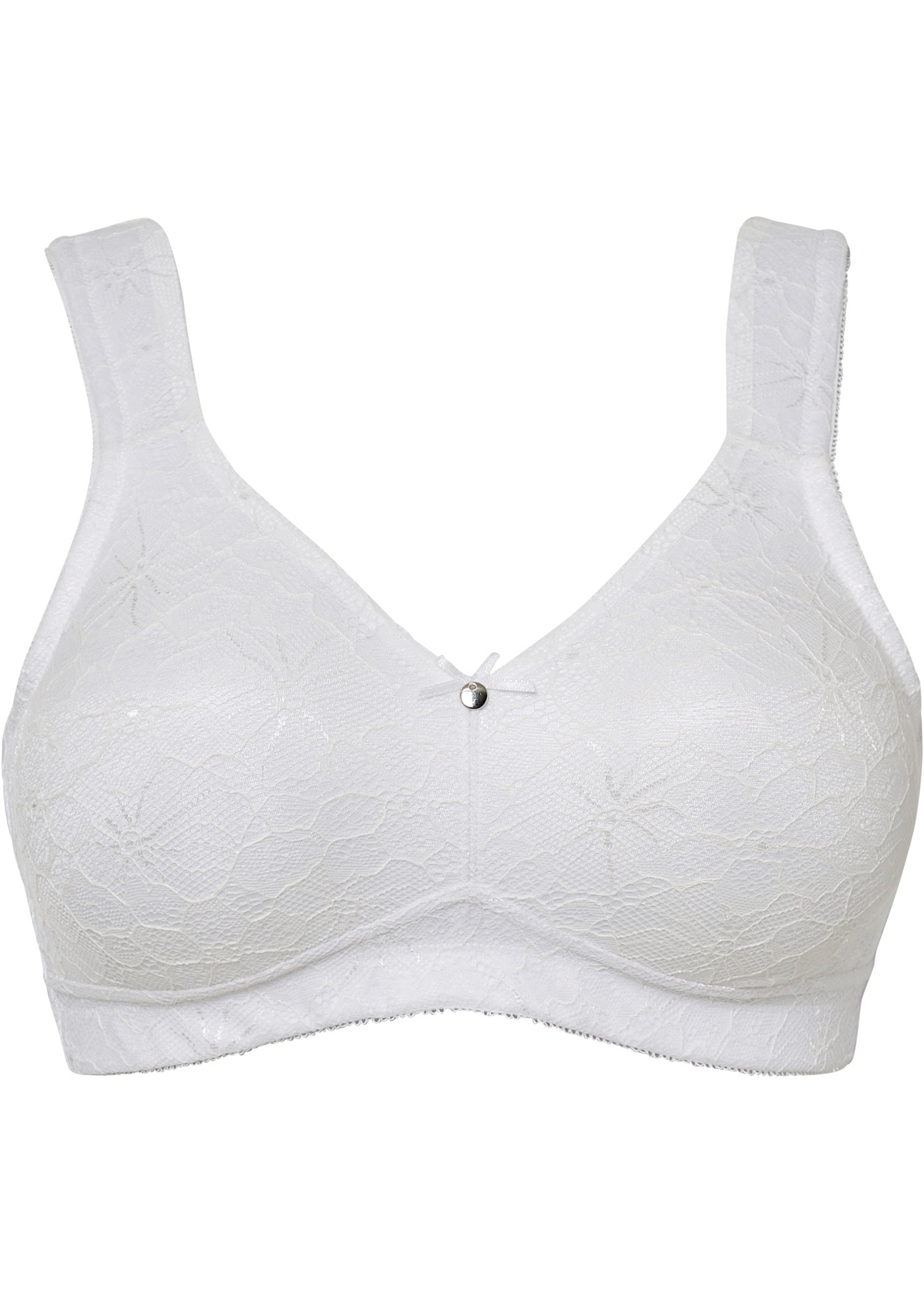 bonprix Soutien-gorge emboîtant avec fermeture à crochets et œillets, coupe confortable, avec dentelle raffinée