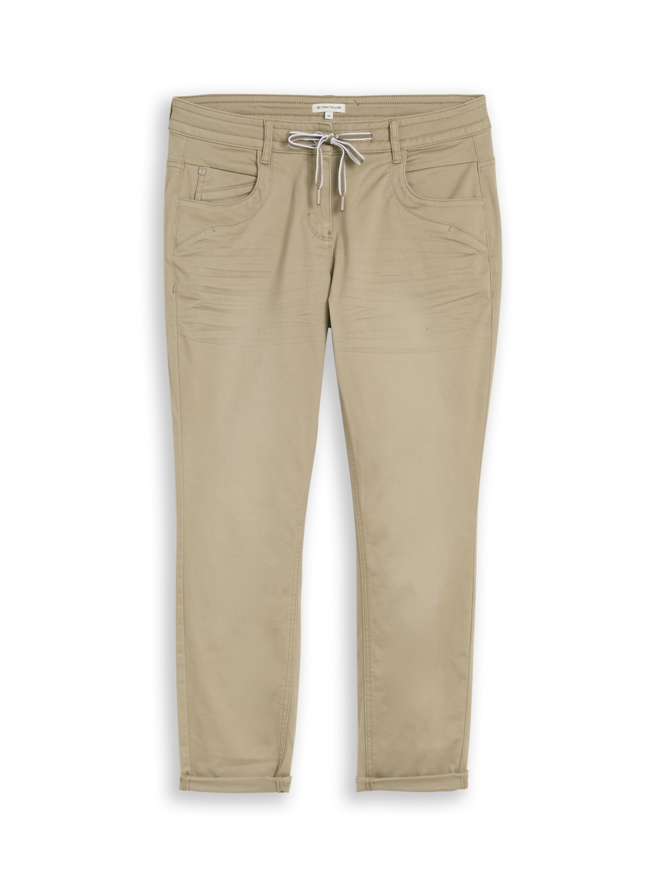 TOM TAILOR Pantalon 7/8 »TOM TAILOR Tapered«  avec lien de serrage au poignet