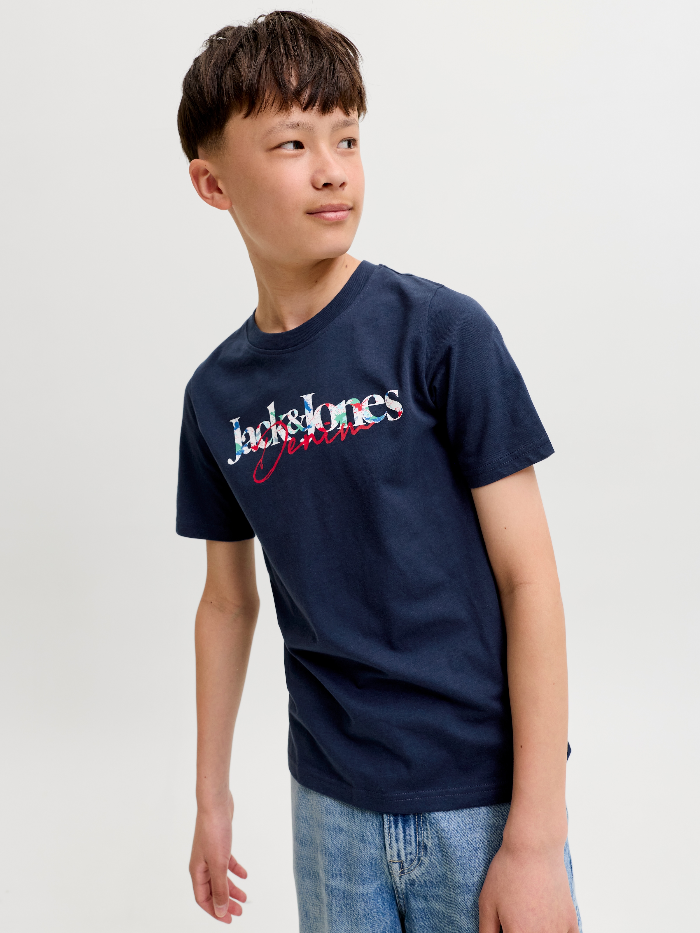 Jack & Jones Junior Rundhalsshirt »JJTOM TEE SS CREW NECK SN JNR« Baumwolle, regular fit
