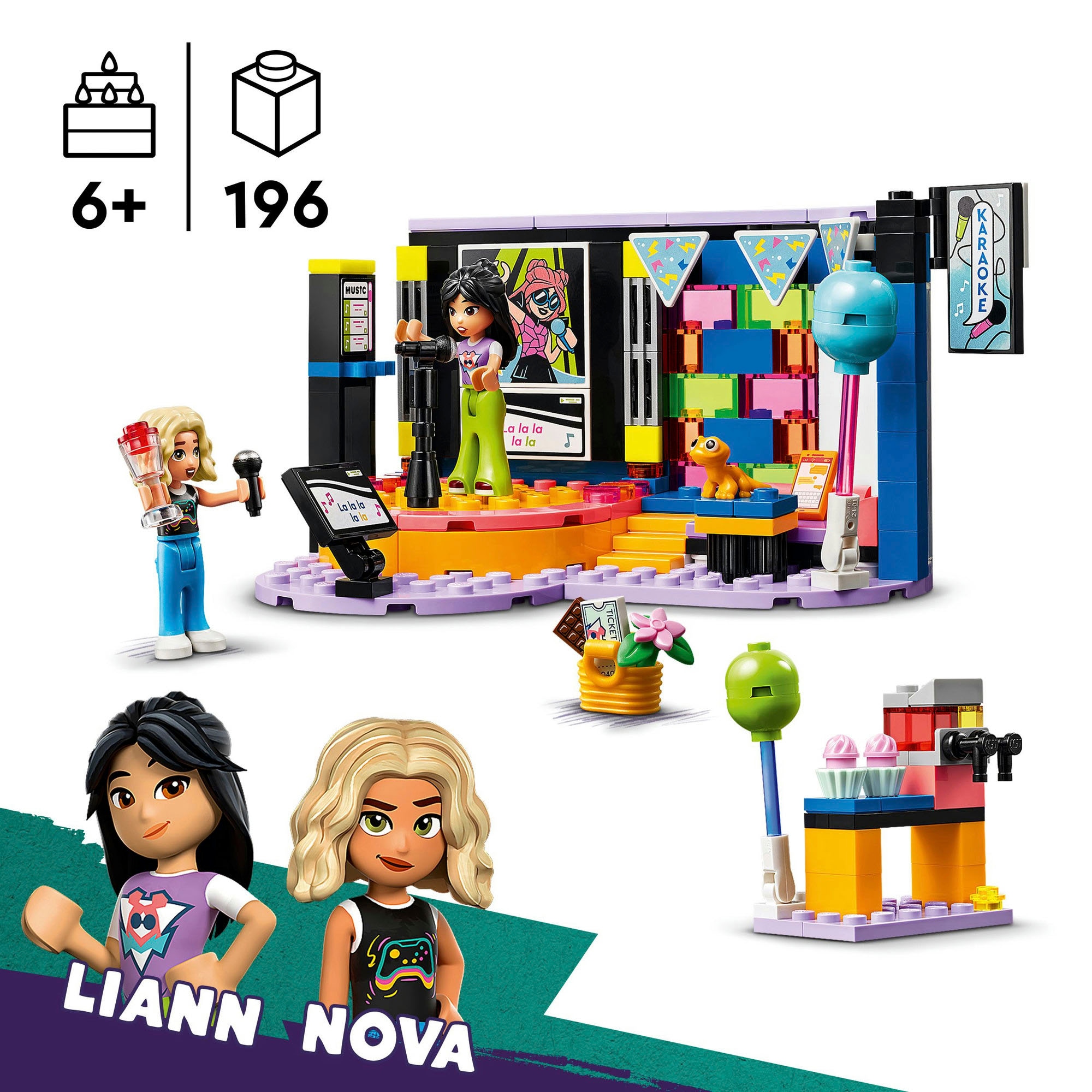 LEGO® Pions de construction »Karaoke-Party (42610), LEGO Friends« Made in Europe