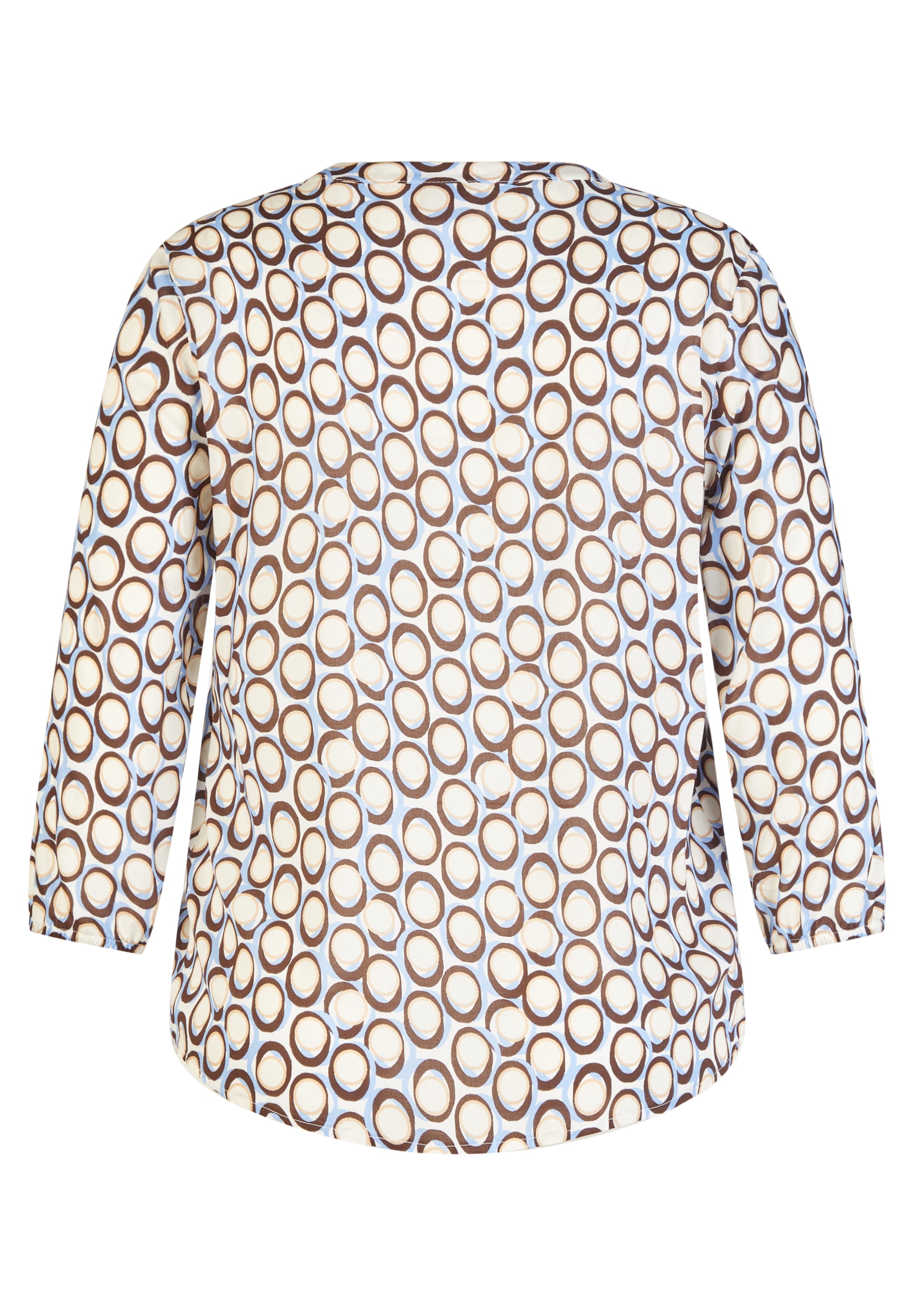 Rabe Blouse à pression 3/4-Arm, mit grafischem Muster