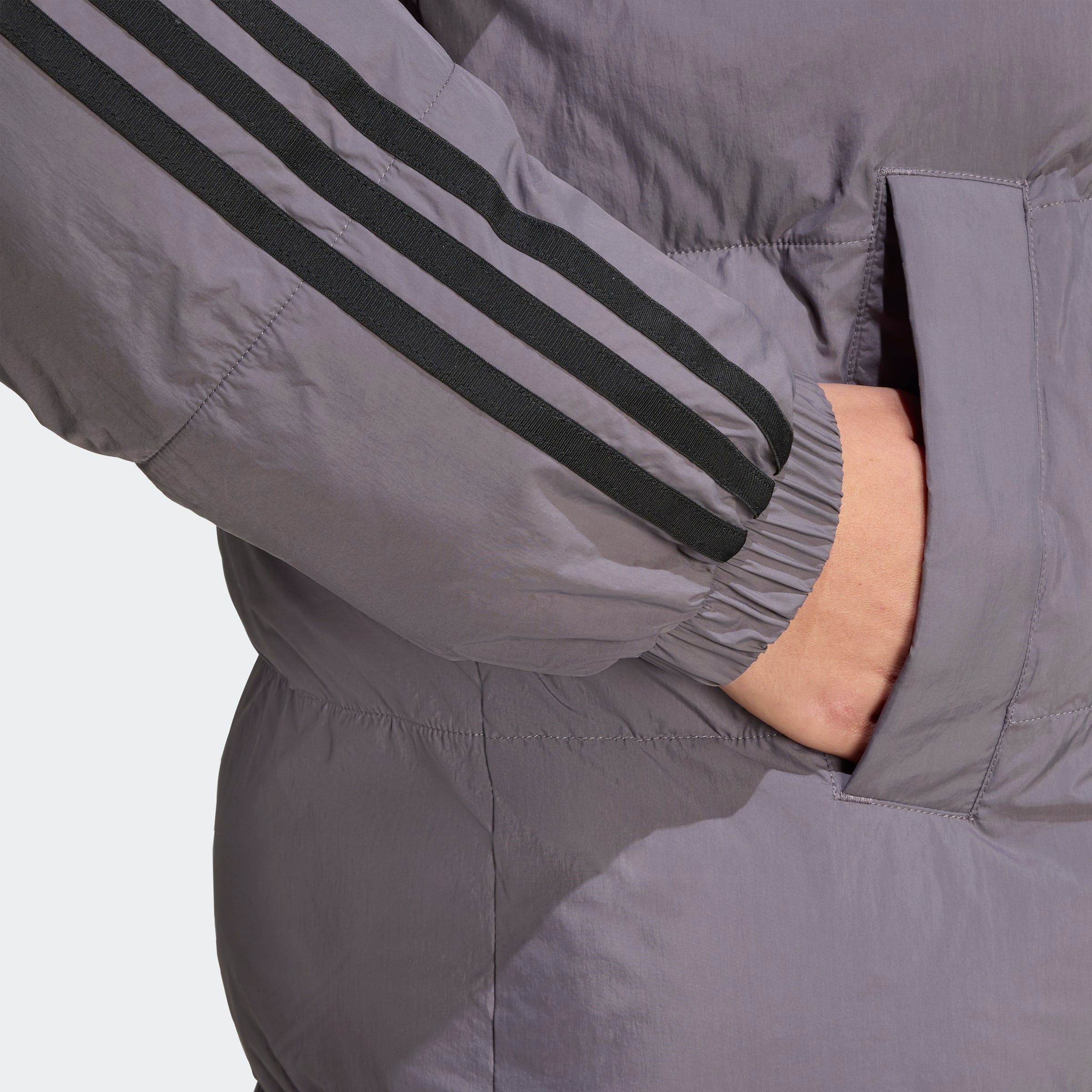 adidas Originals Veste d'hiver »LONG PUFFER« Langer Mantel aus Kunstdaunen