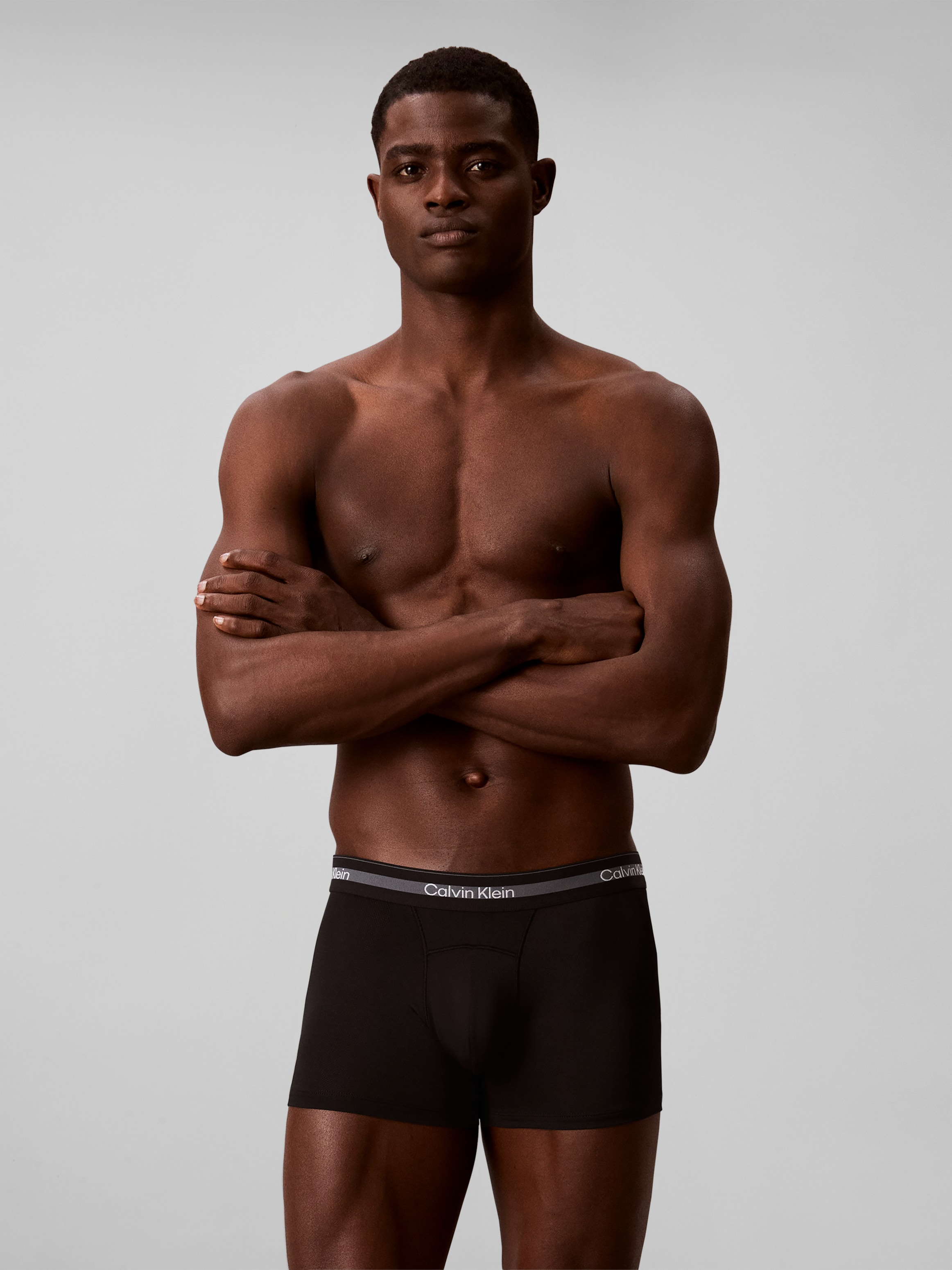 Calvin Klein Underwear Tronc Paquet, pack de 3, 3 cuis coupe ajustée avec ceinture élastique