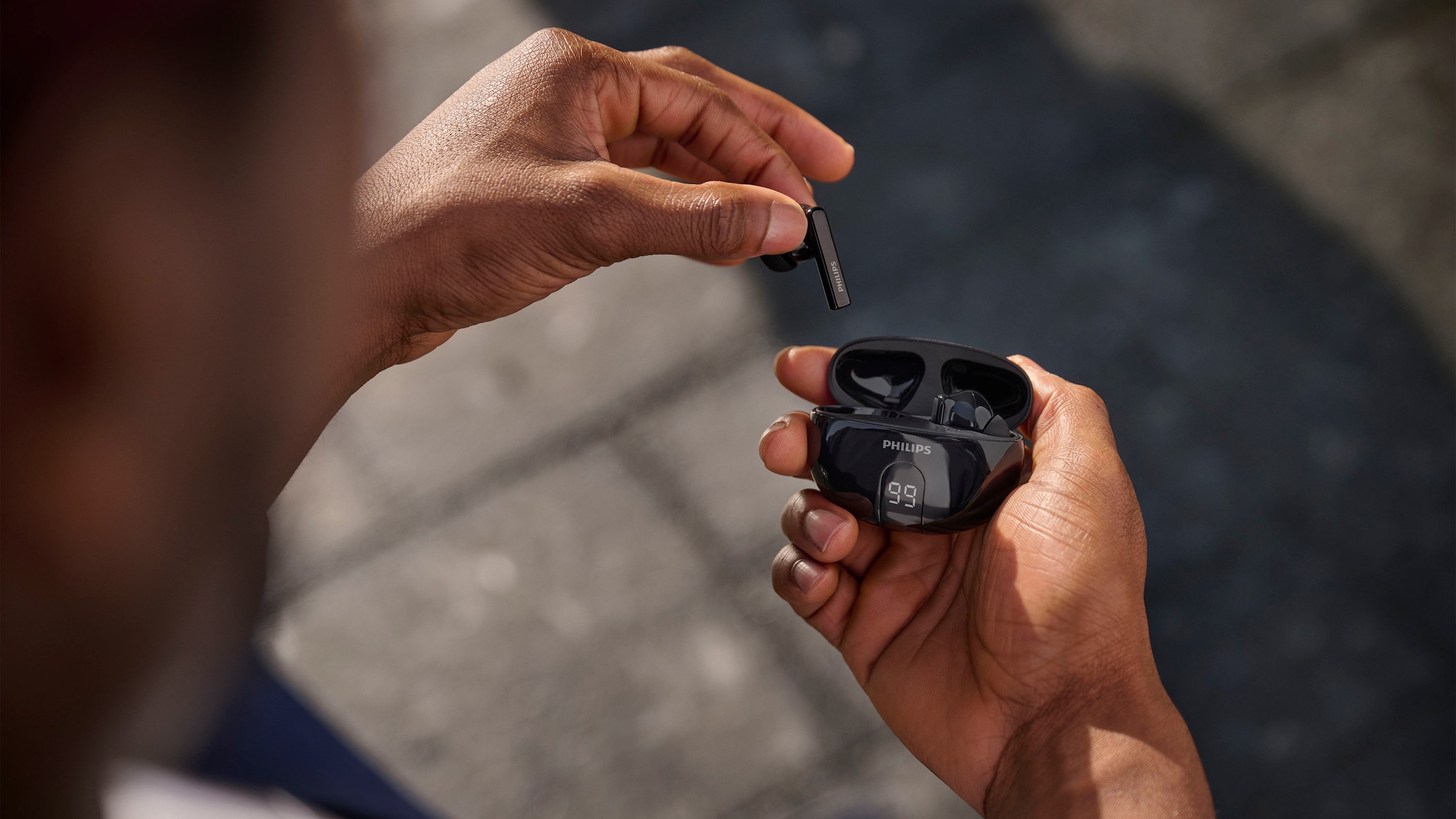 Philips wireless In-Ear-Kopfhörer »TAT 2520« Bluetooth Adaptive Noise-Cancelling | Freisprechfunktion | Multi-Point-Verbindung | Rauschunterdrückung | Sprachsteuerung | kompatibel mit Siri