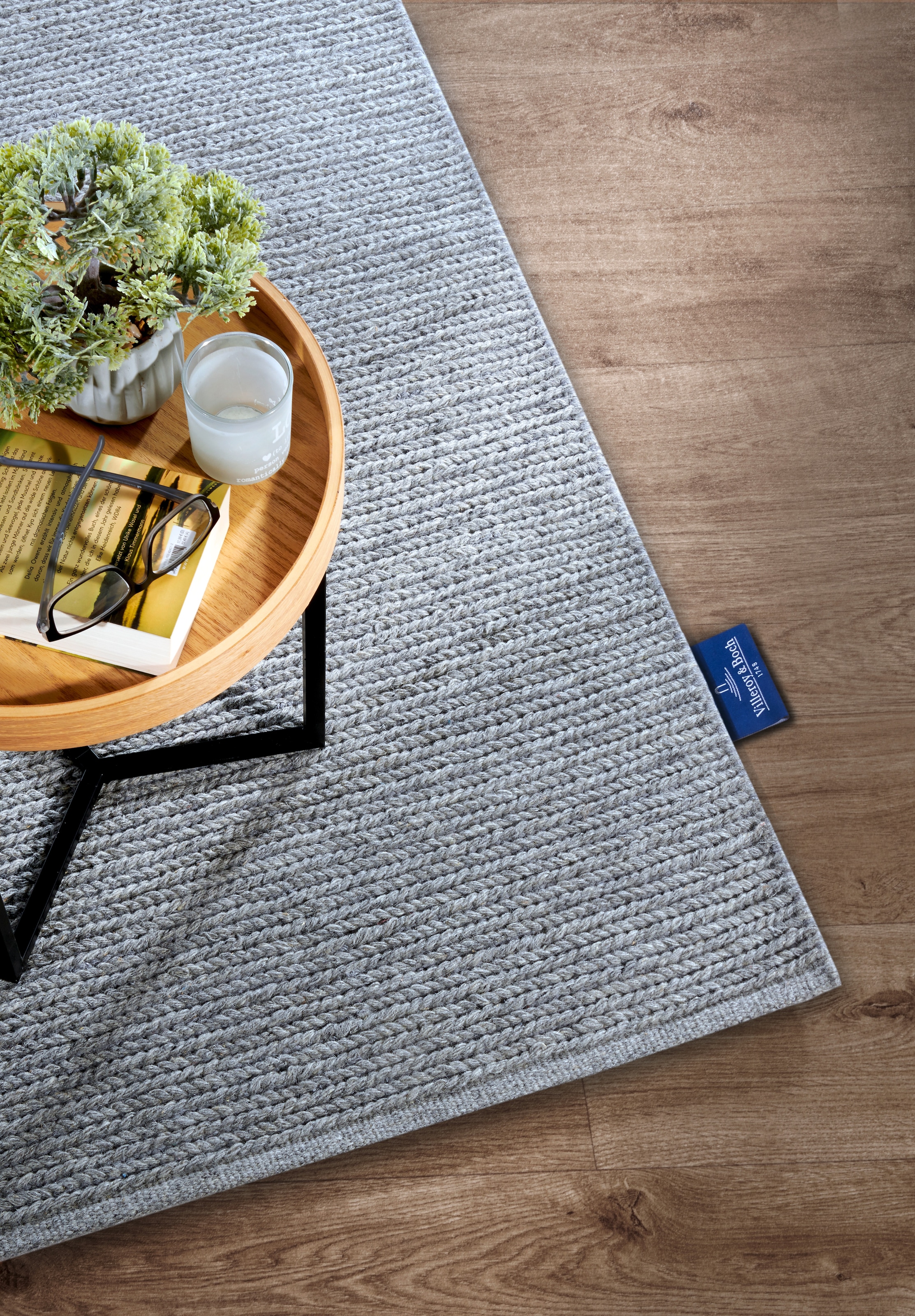 Villeroy & Boch Tapis en laine »Francois« Rectangulaire 7 mm Höhe in rund, oval, Läufer, handgewebt, Wolle, Wohnzimmer, Schlafzimmer