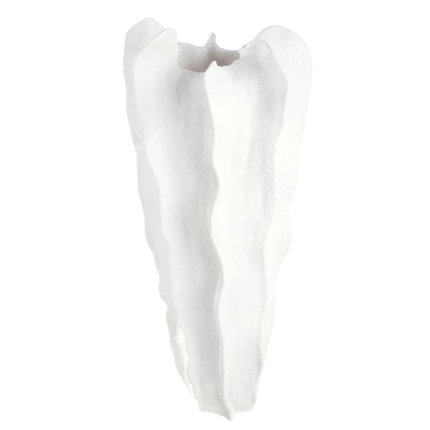 GILDE Vase de sol »Wavey« vase sol Wavey blanc hauteur : 92cm
