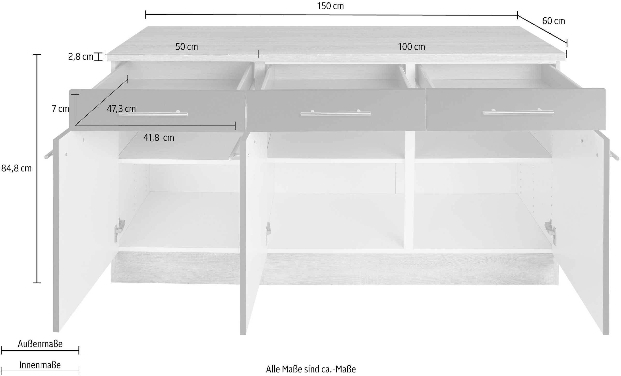 OPTIFIT Unterschrank »Tula« , Breite 150 cm