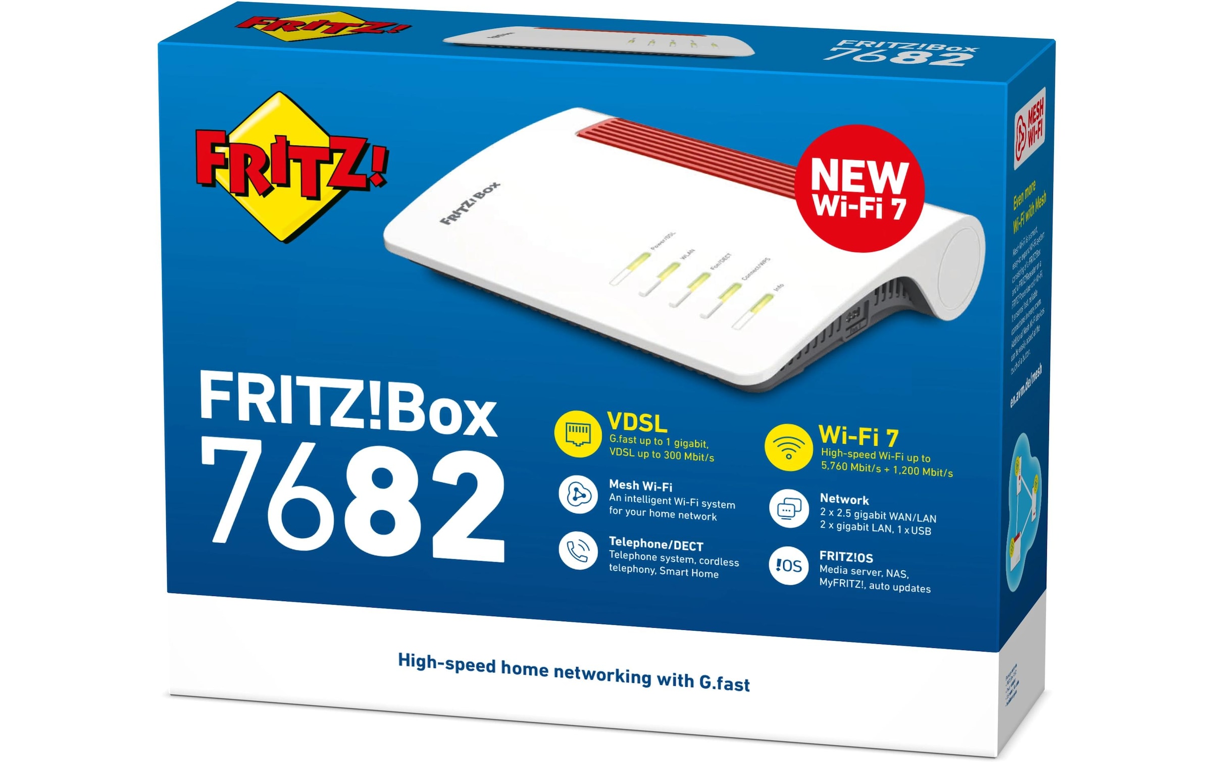   Routeur Wifi »FRITZ! Dual-Band WiFi Router FRITZ!Box 7682 G.Fast«