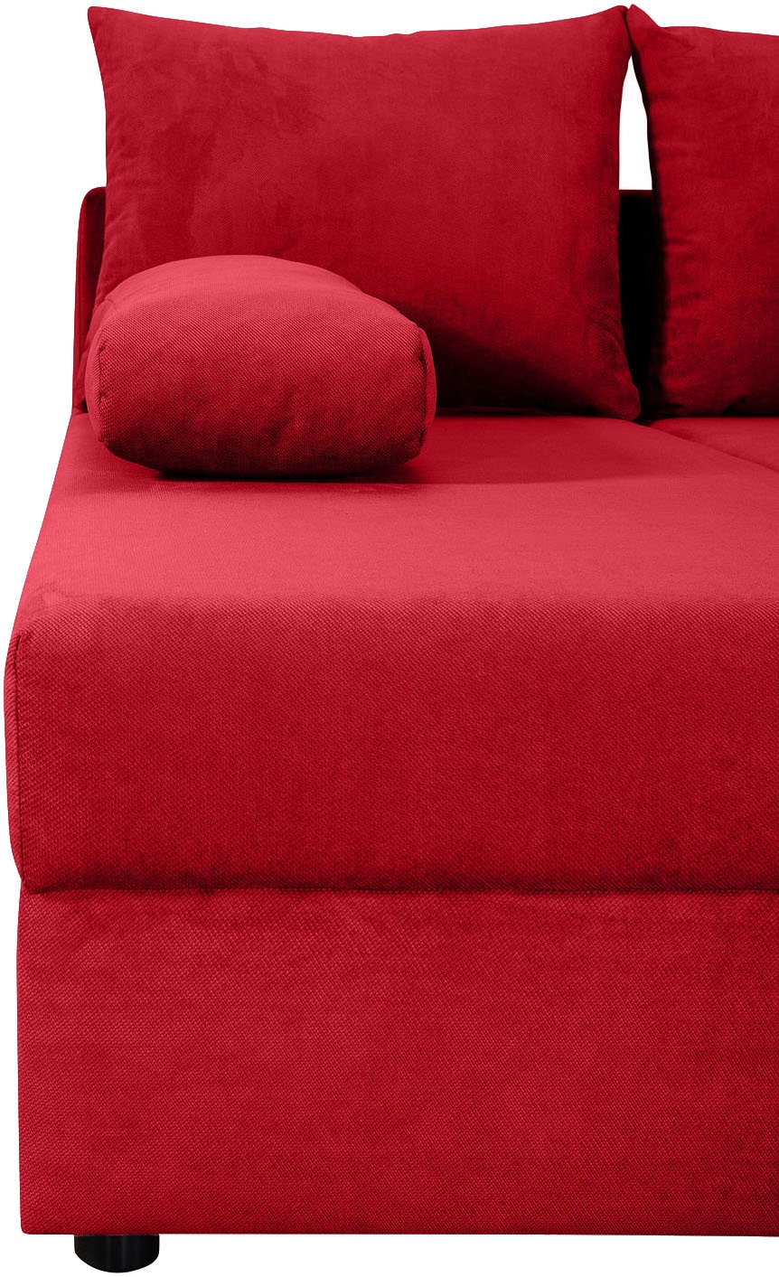 COLLECTION AB Paysage de salon »Pico U-Form« Wohnlandschaft,2 X Ottomane,Polyätherschaum Polsterung