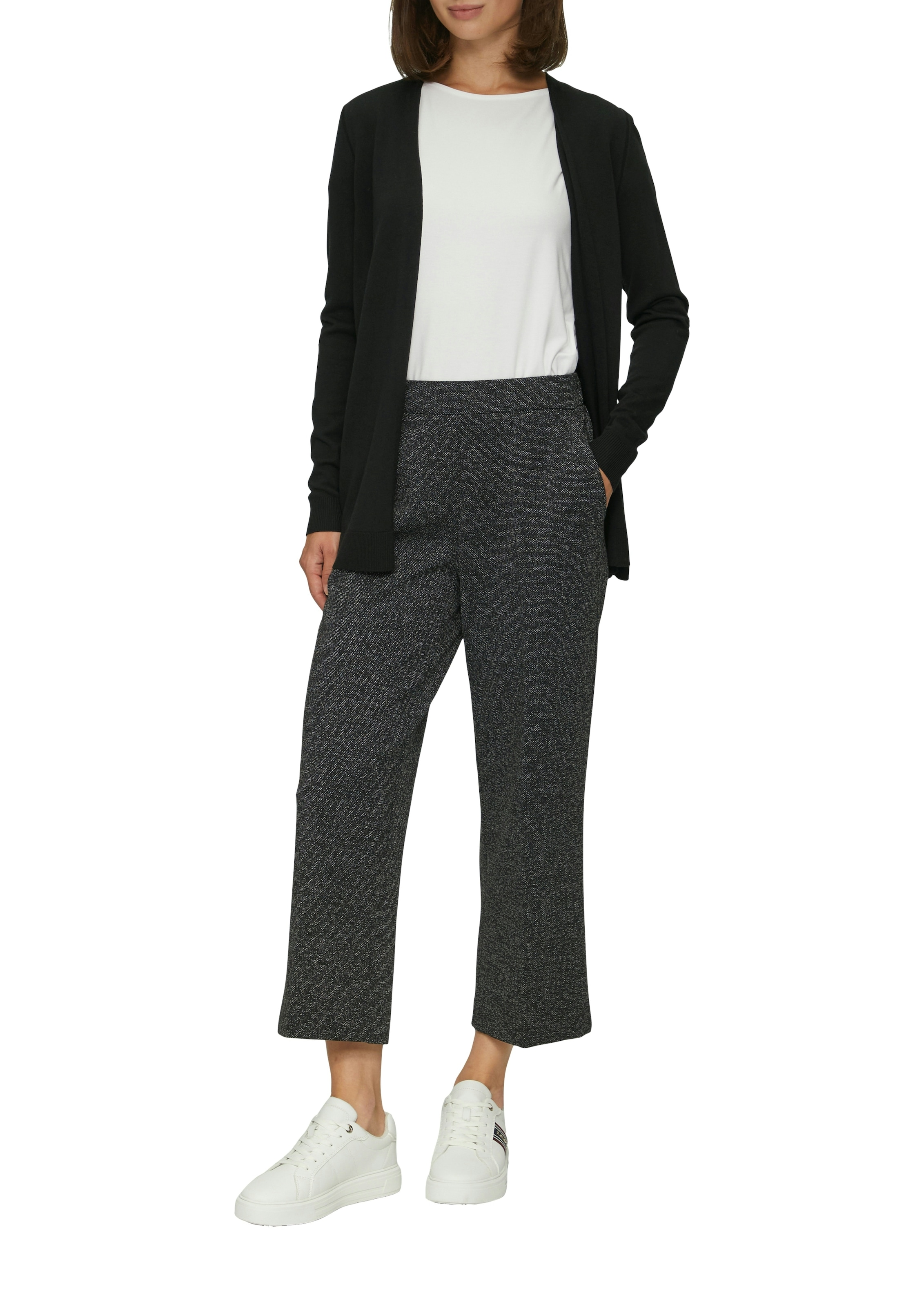 s.Oliver Veste en tricot maille fine sans fermeture