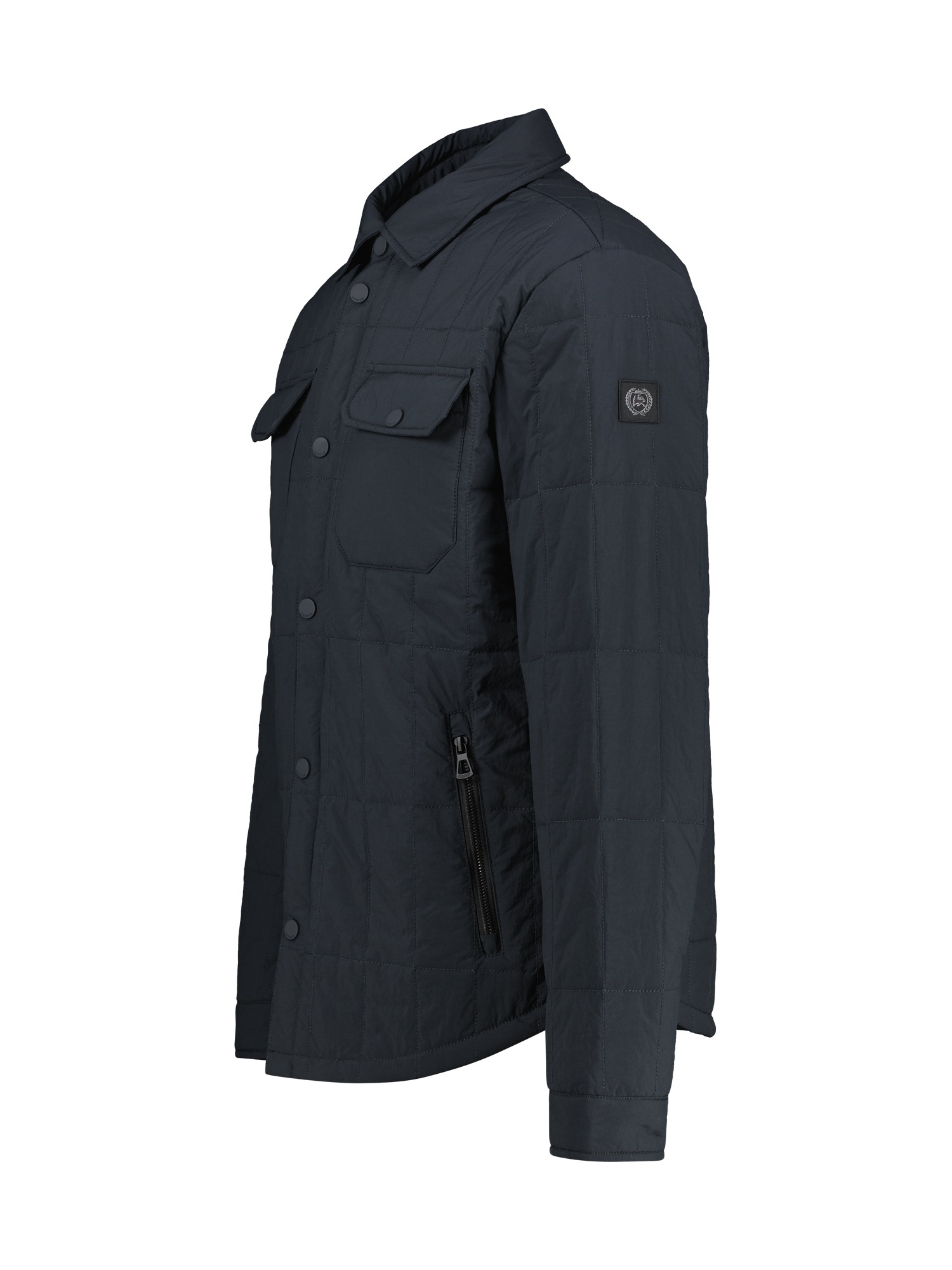 LERROS Veste chemise »Overshirt-Jacke, leicht gefüttert« sans capuche