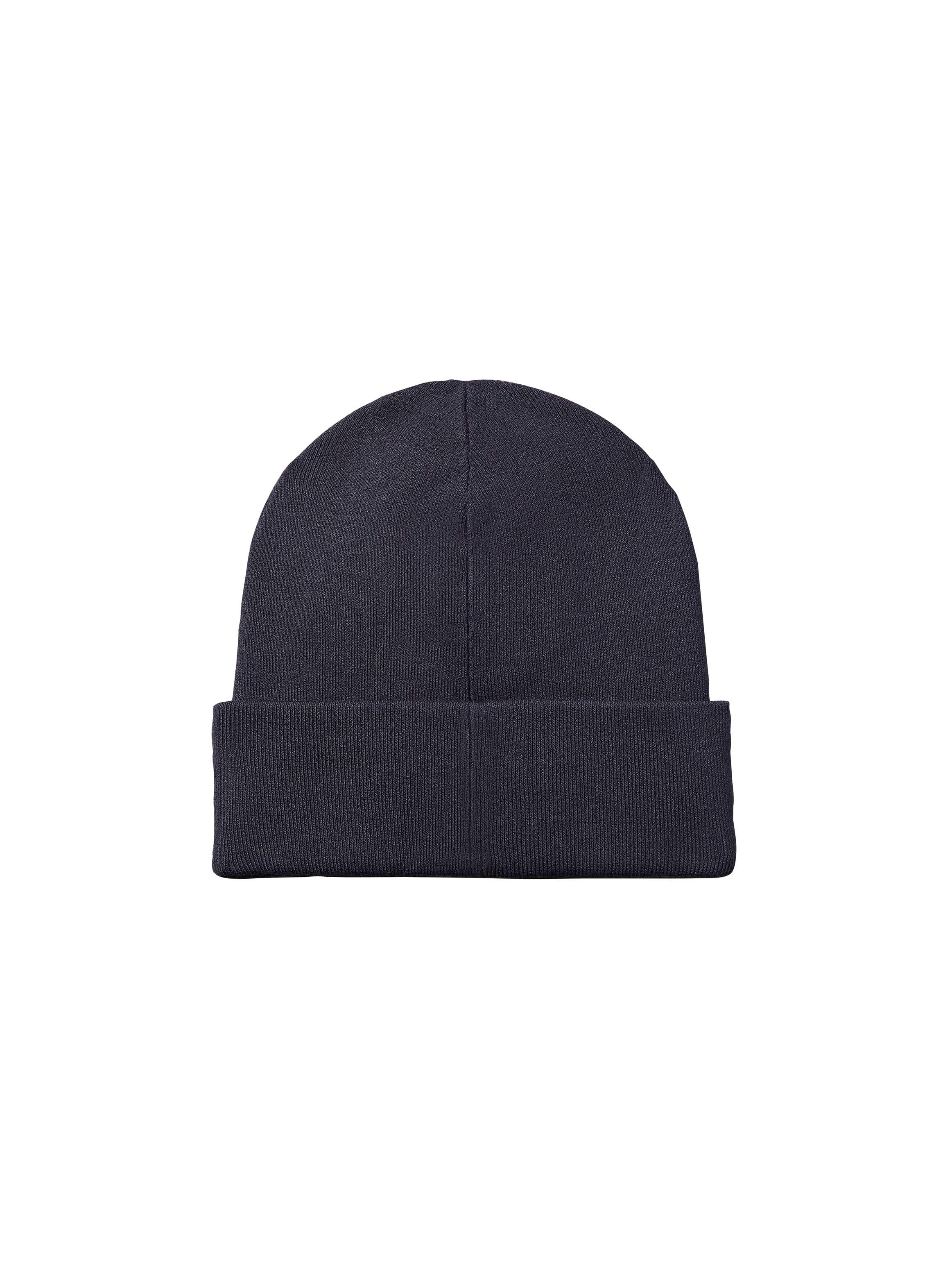 Calvin Klein Jeans Bonnet tricoté »CK FINE RIB BEANIE« avec logo de marque