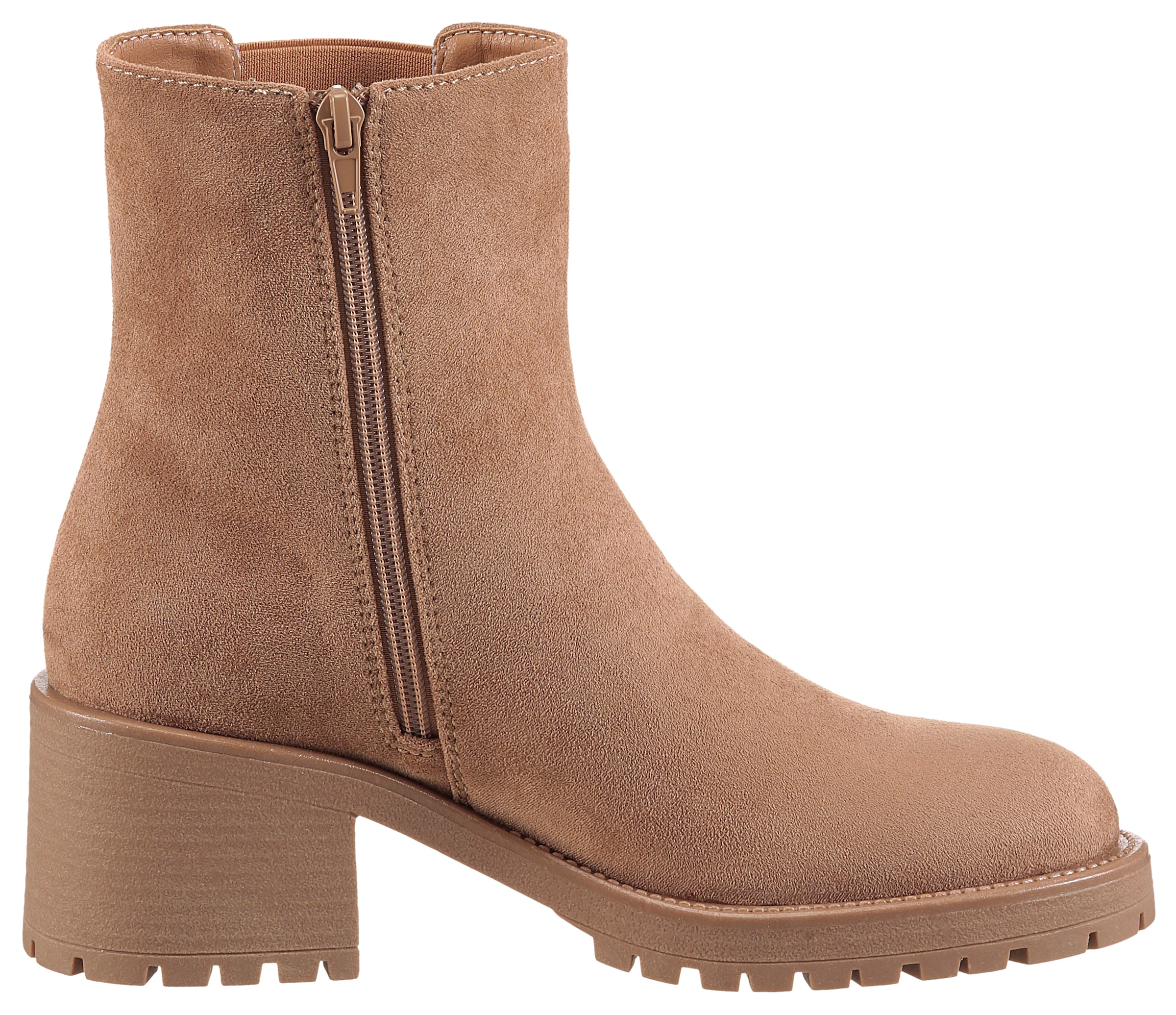 Aniston SHOES Bottines chelsea  bottine avec fermeture éclair et insert stretch