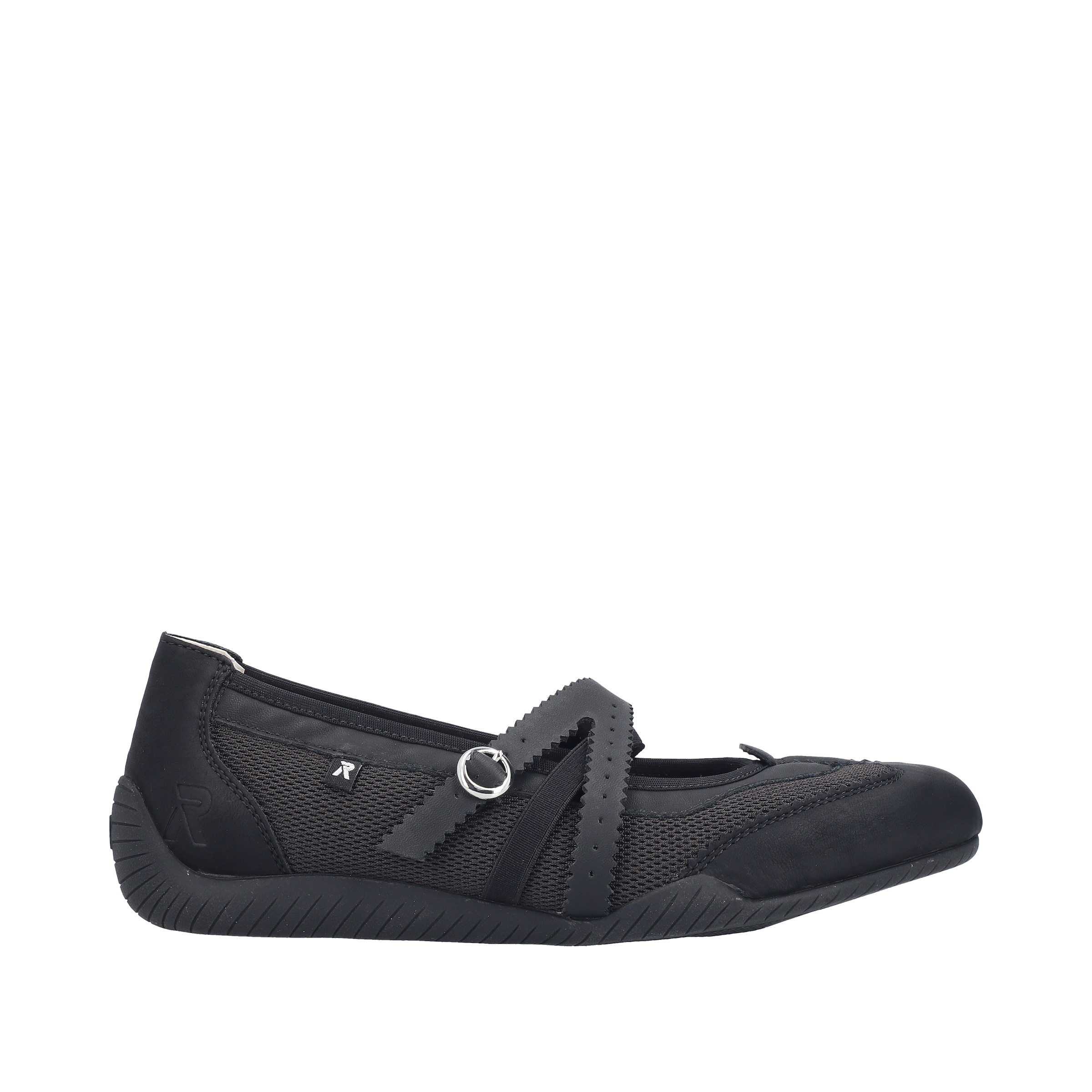 Rieker Ballerines à lanières  chaussure à enfiler, ballerines, mocassins avec insert en mesh