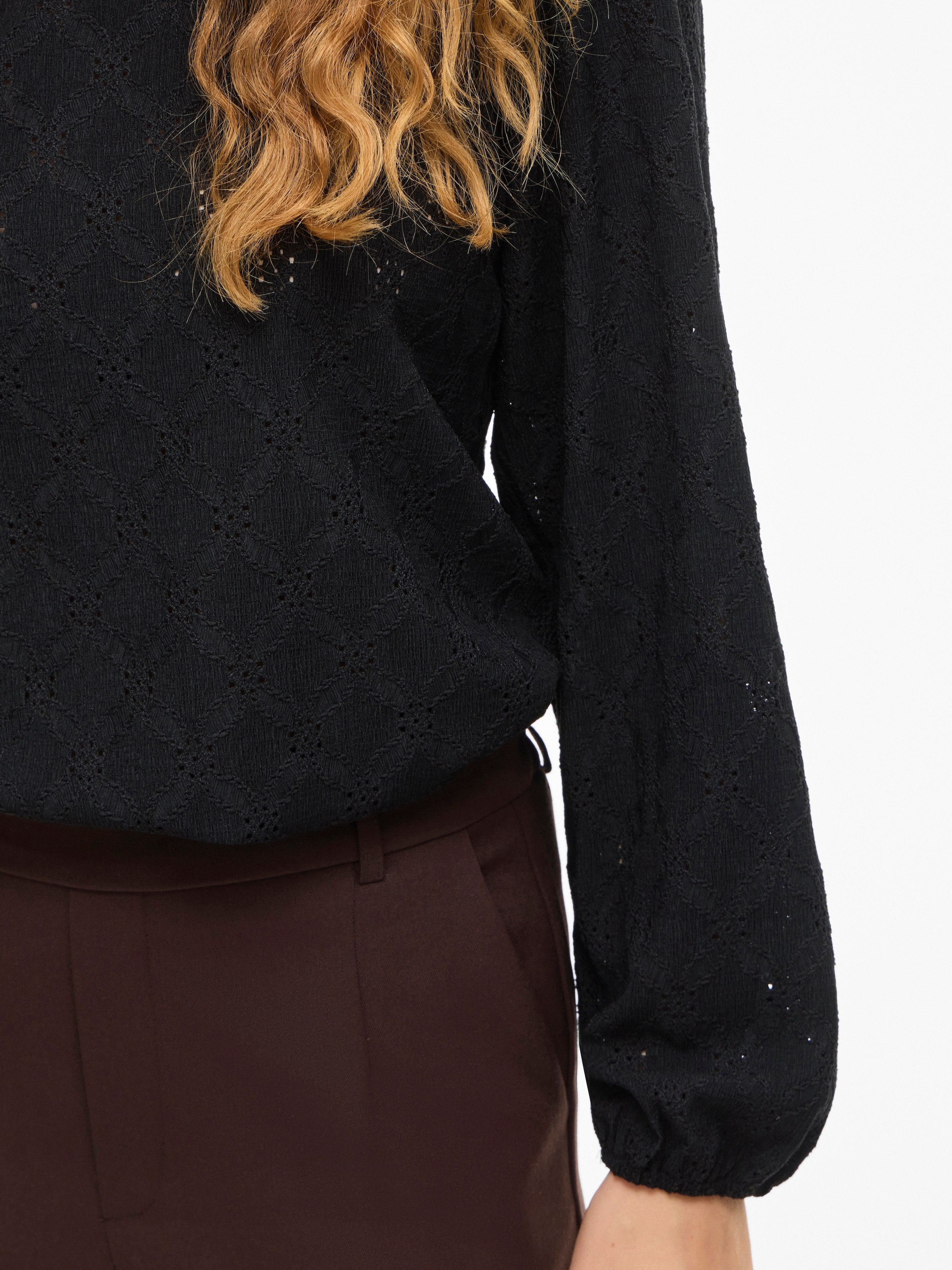 Vila T-shirt à manches longues »VIASTA O-NECK L/S TOP - NOOS«