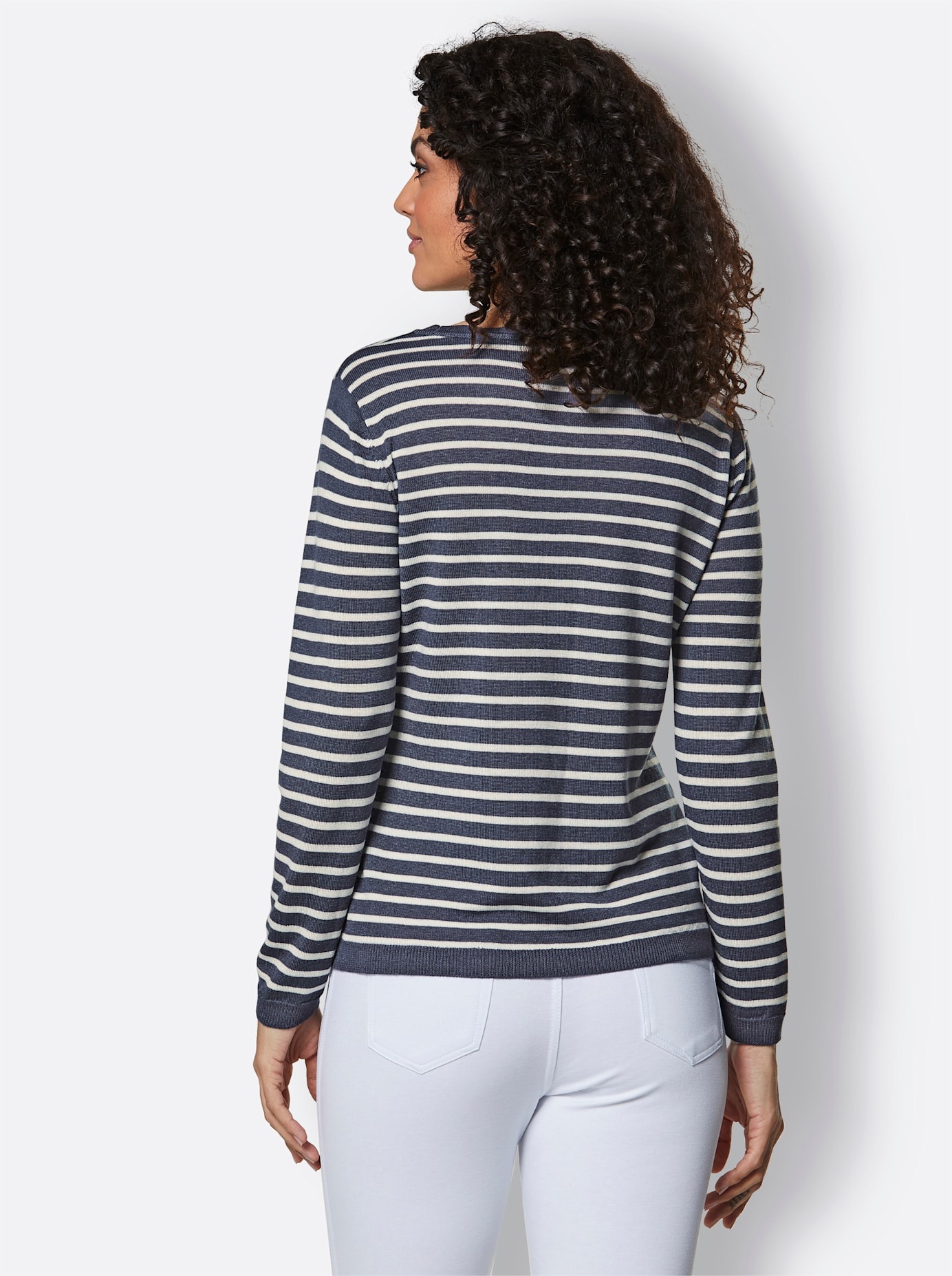 CREATION L PREMIUM Pull en tricot »Viskose-Merino-Pullover«